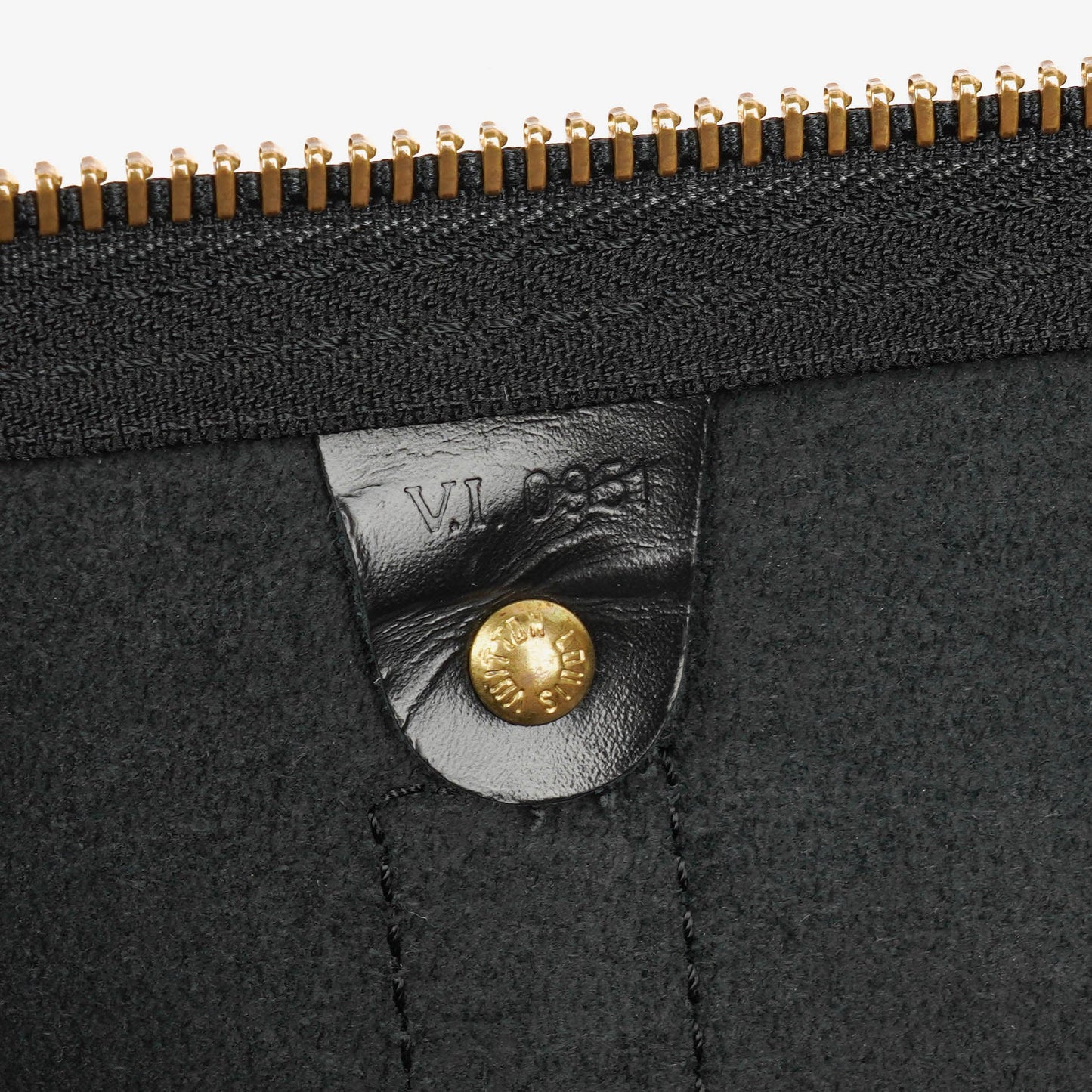 Louis Vuitton Keepall 45 Black EPI Leather Travel Bag