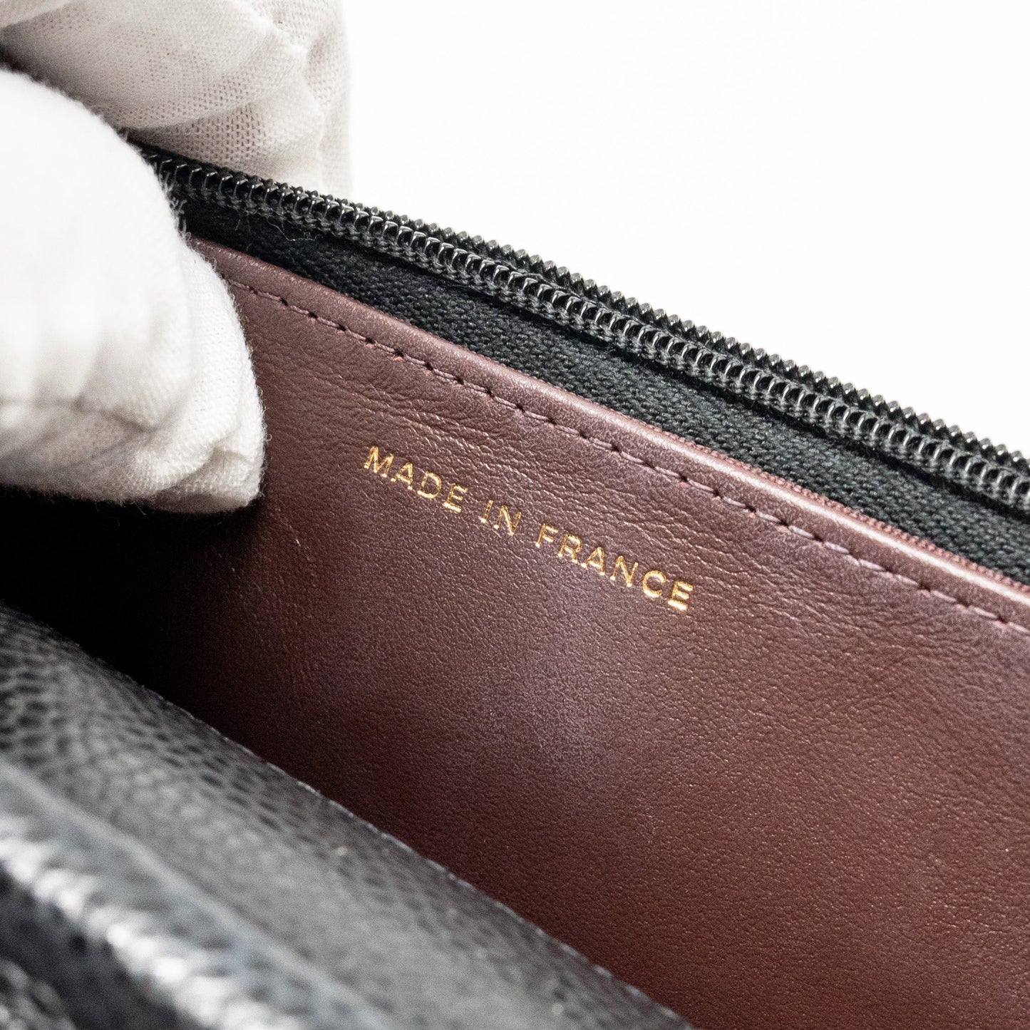 Chanel Classic Wallet On Chain Caviar Black  (Microchip)