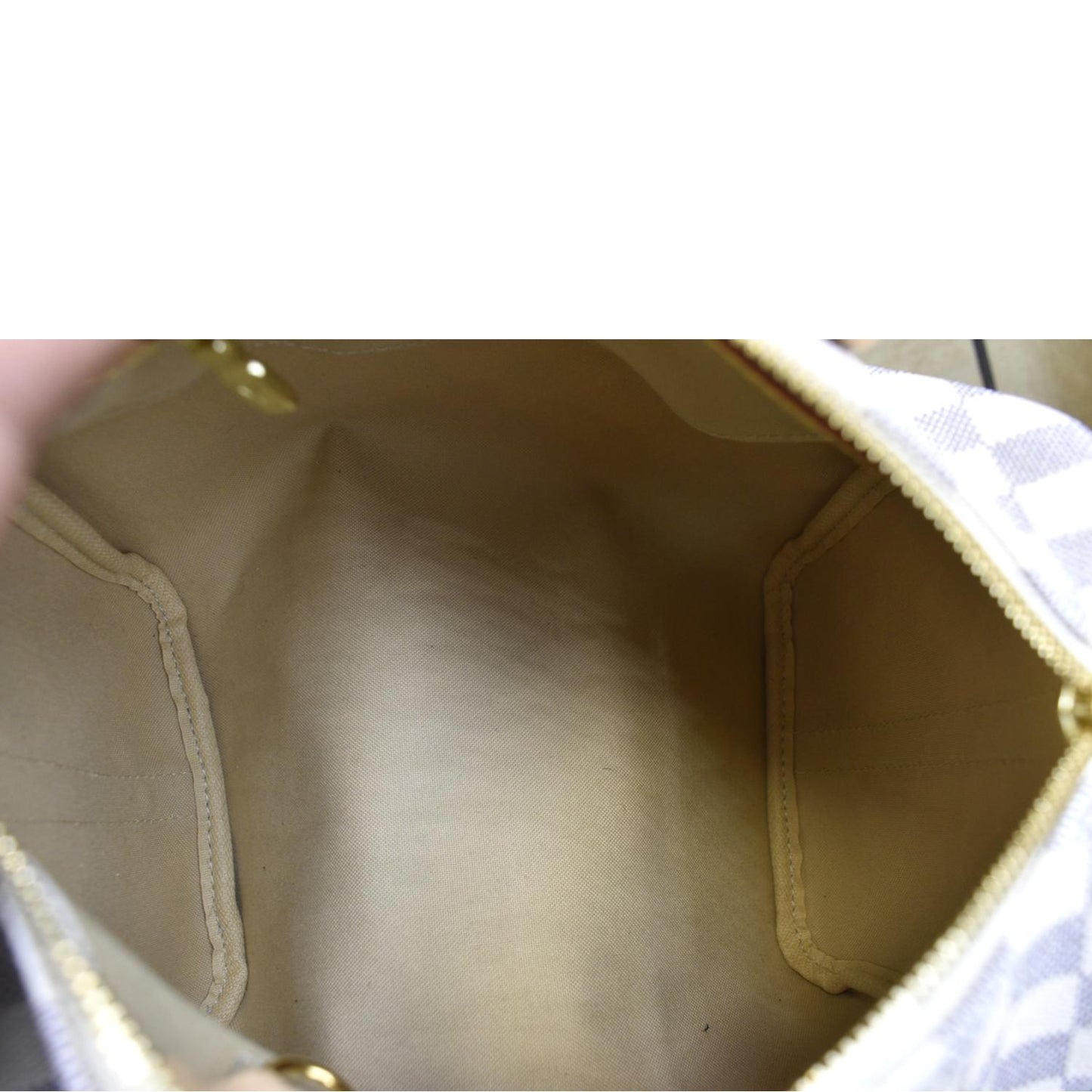 LOUIS VUITTON  25 Bandouliere Damier Azur Shoulder Bag White