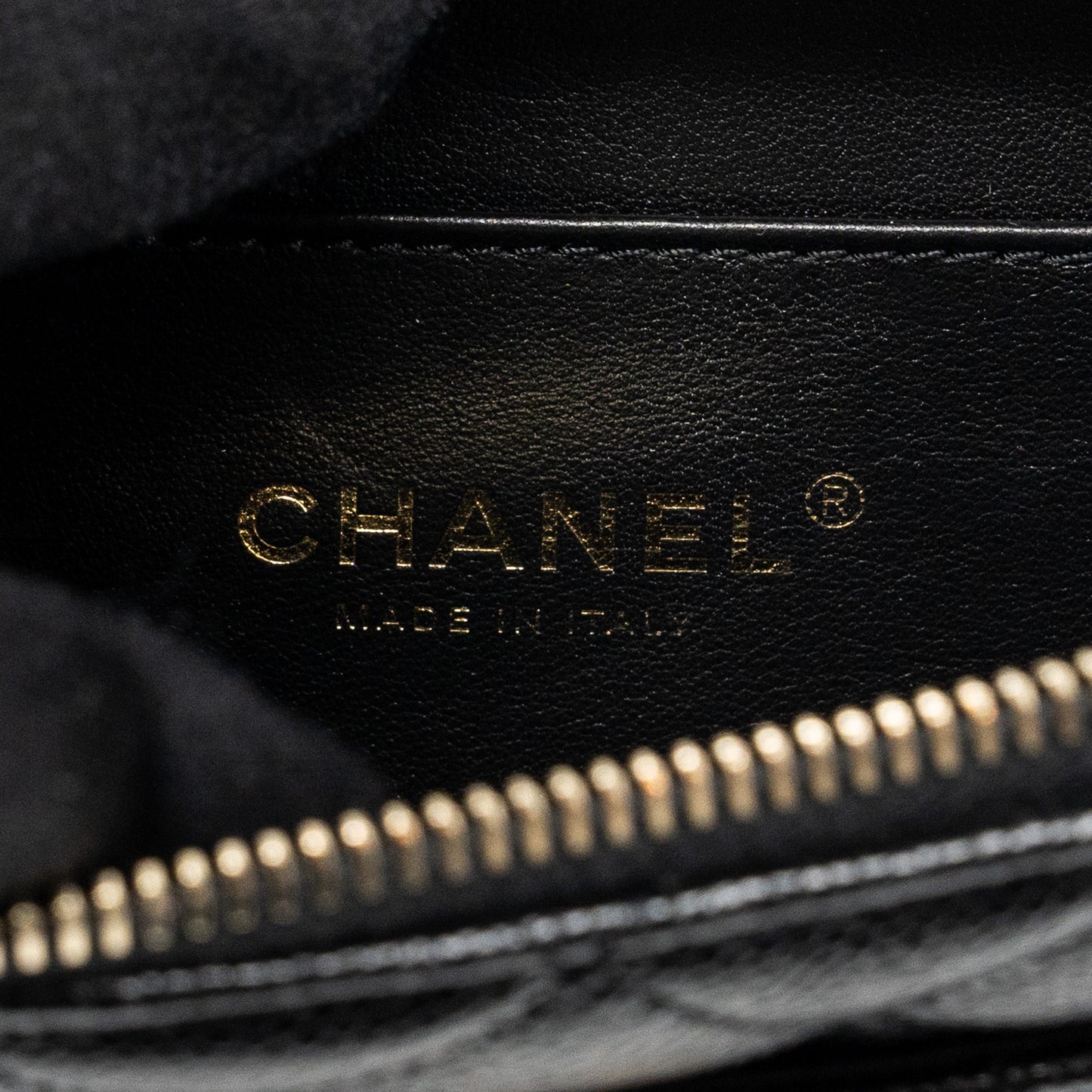 Chanel 22S Letter Top Handle Small Vanity Case Caviar Black Brushed  (Microchip)
