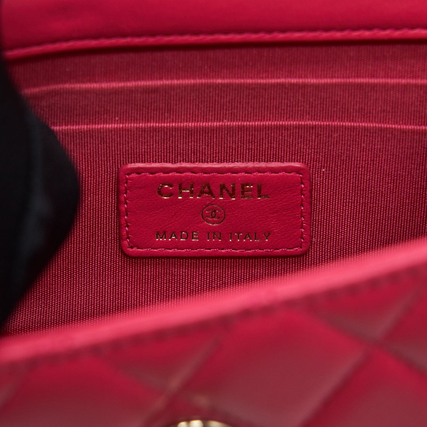 Chanel Mini Trendy CC Wallet On Chain Lambskin Pink L