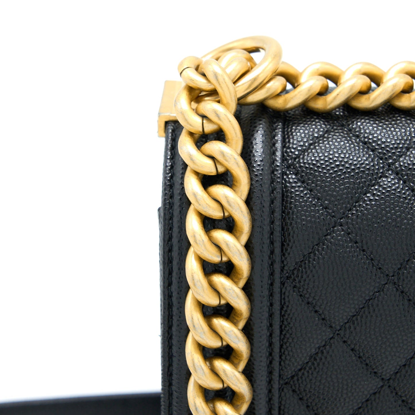 Chanel Medium Boy Bag Caviar Black