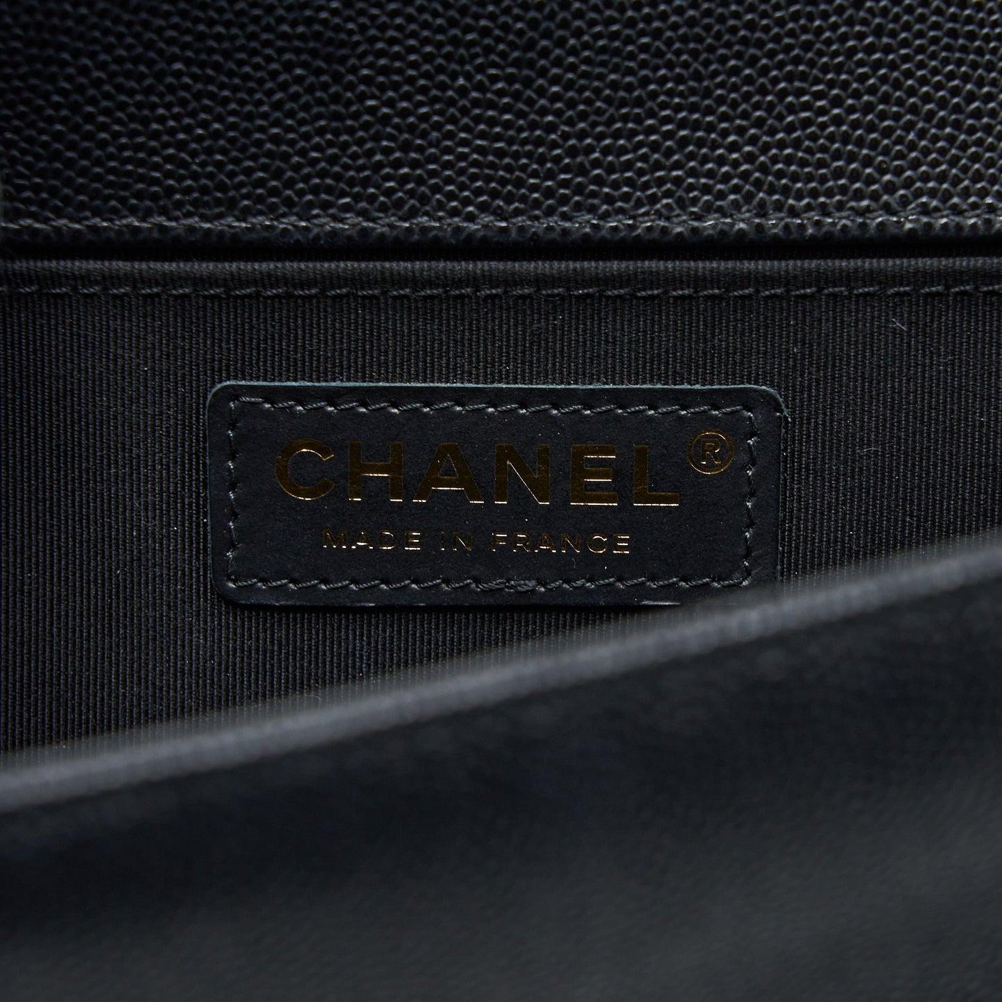 Chanel Medium Boy Bag Caviar Black
