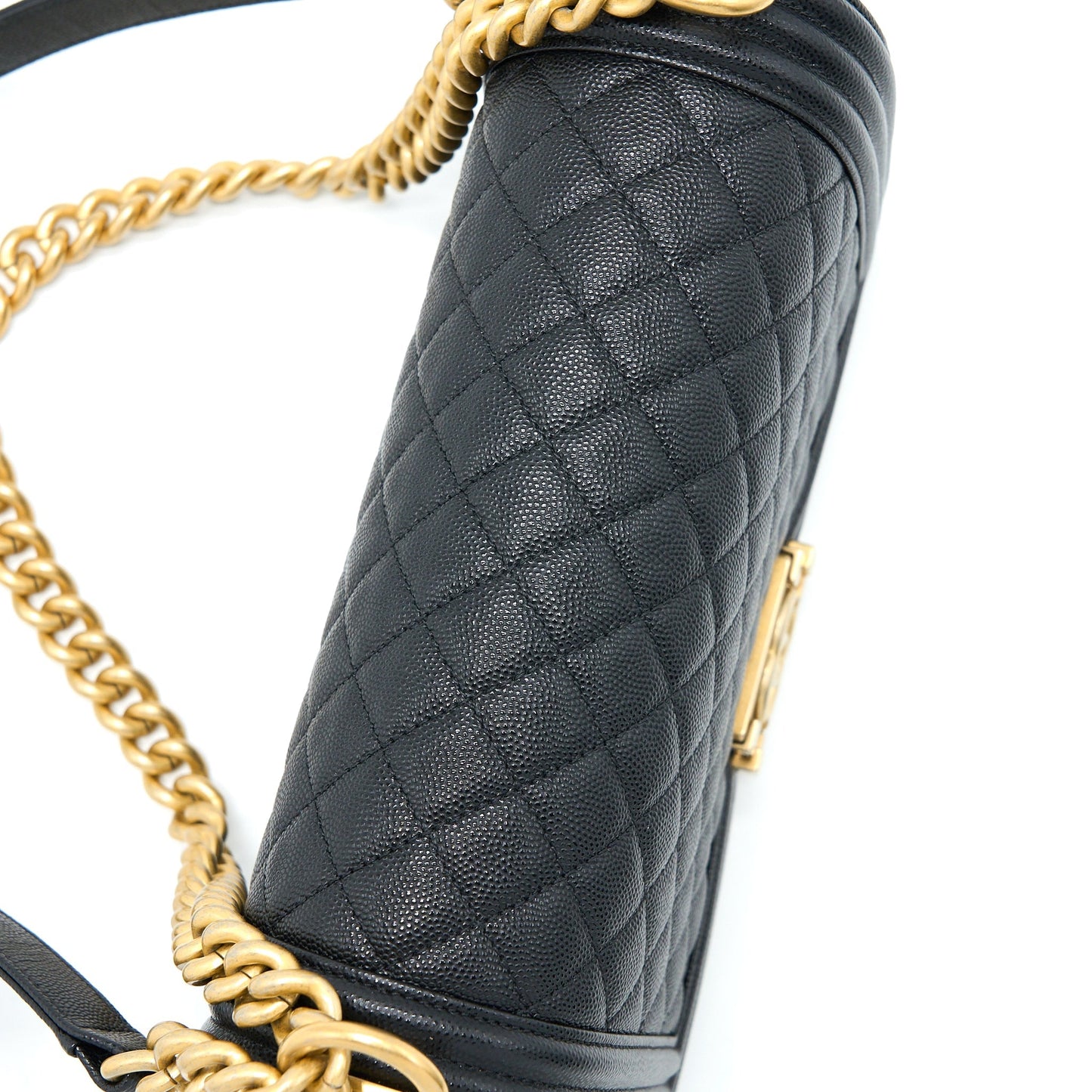 Chanel Medium Boy Bag Caviar Black