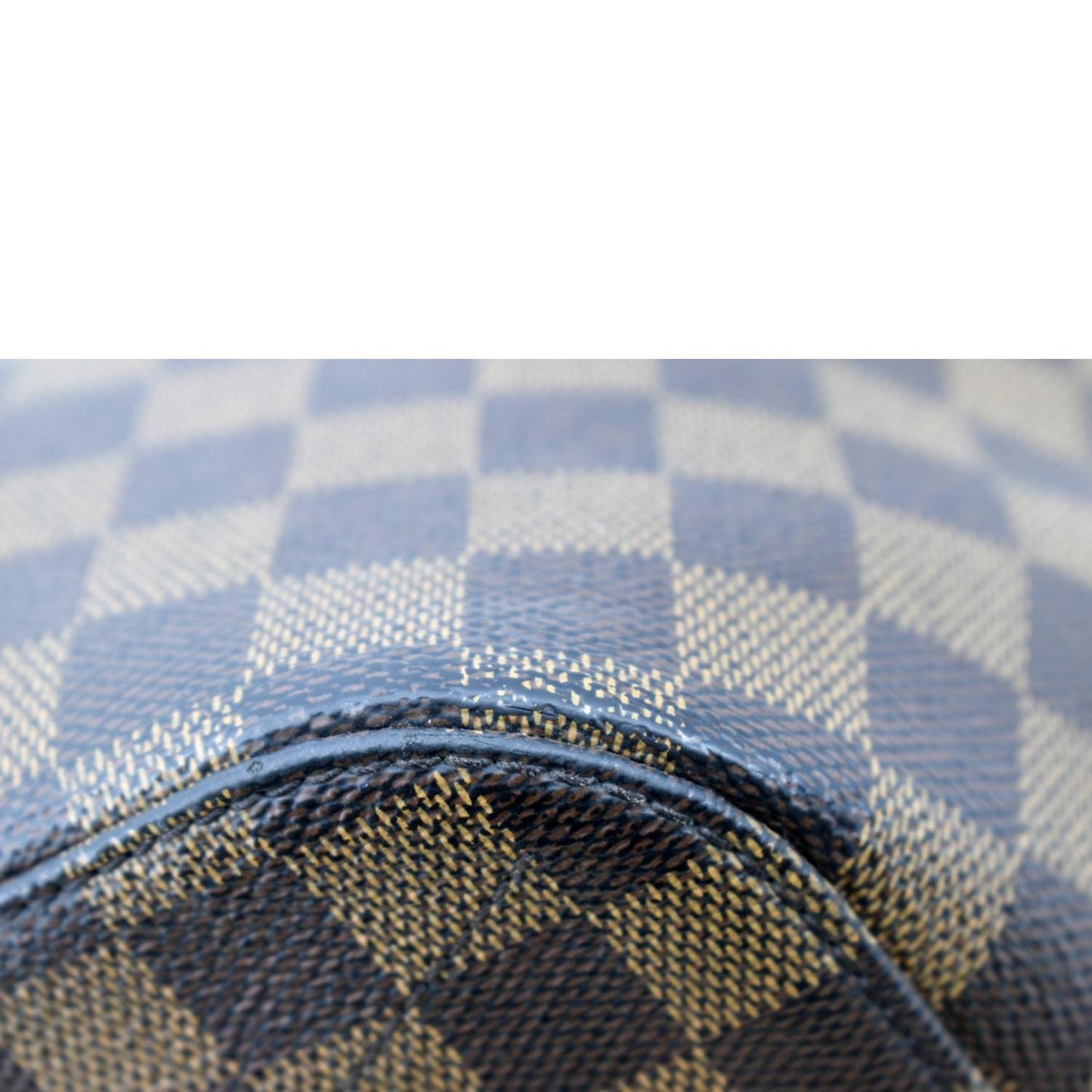 LOUIS VUITTON Siena GM Damier Ebene Shoulder Bag Brown