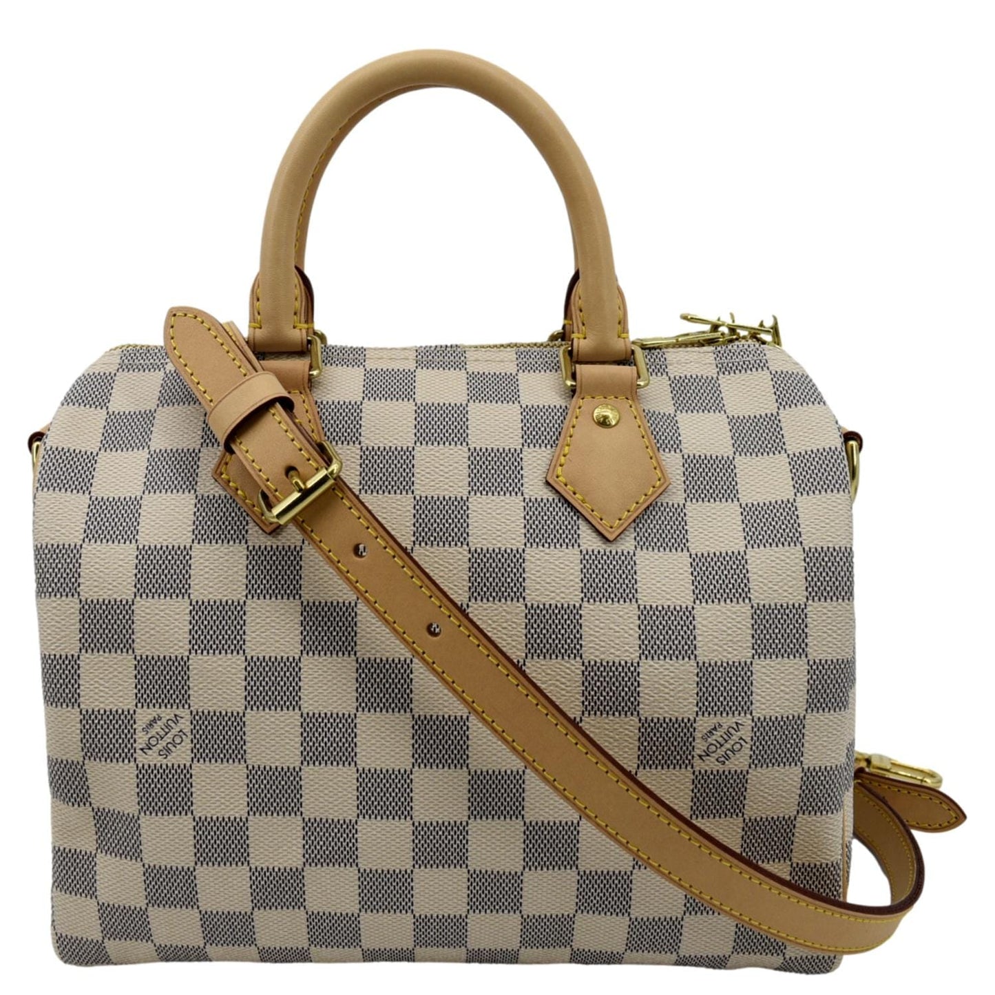 LOUIS VUITTON  25 Bandouliere Damier Azur Shoulder Bag White