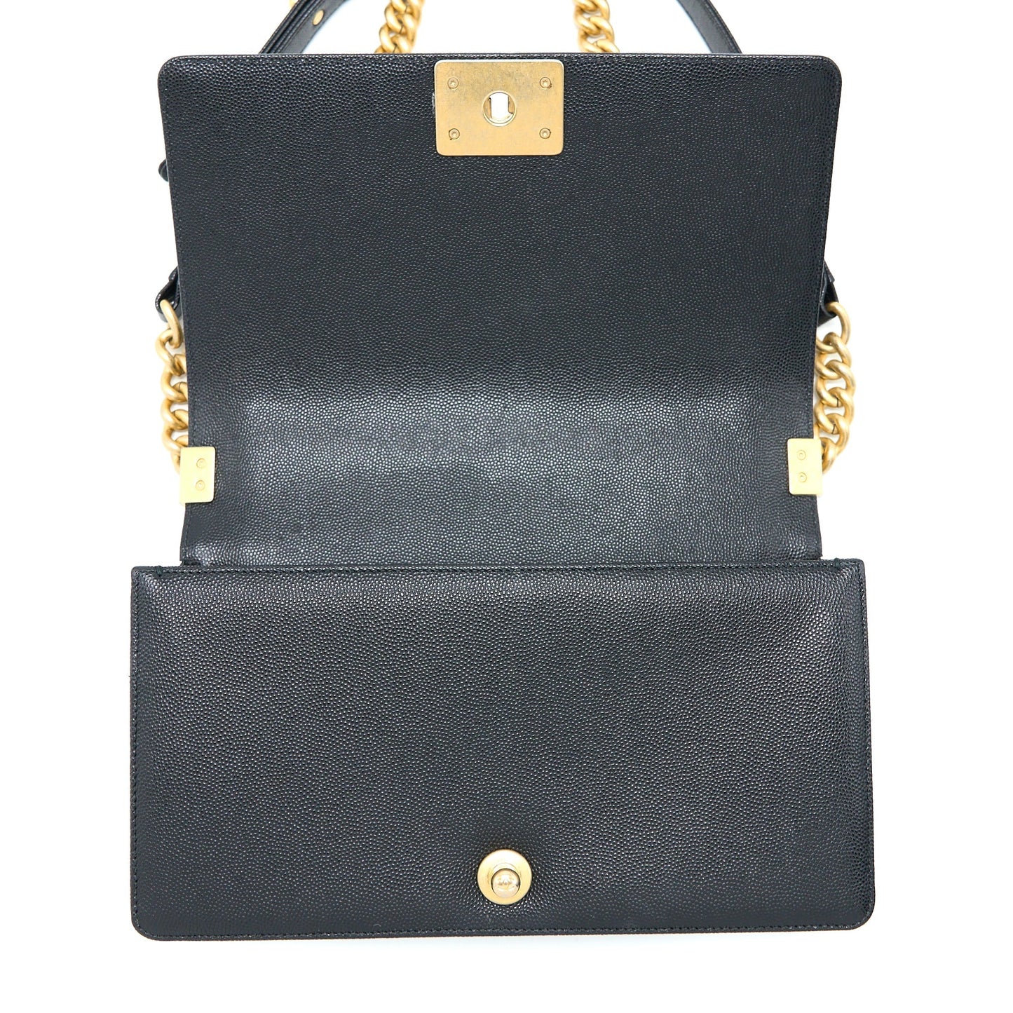 Chanel Medium Boy Bag Caviar Black