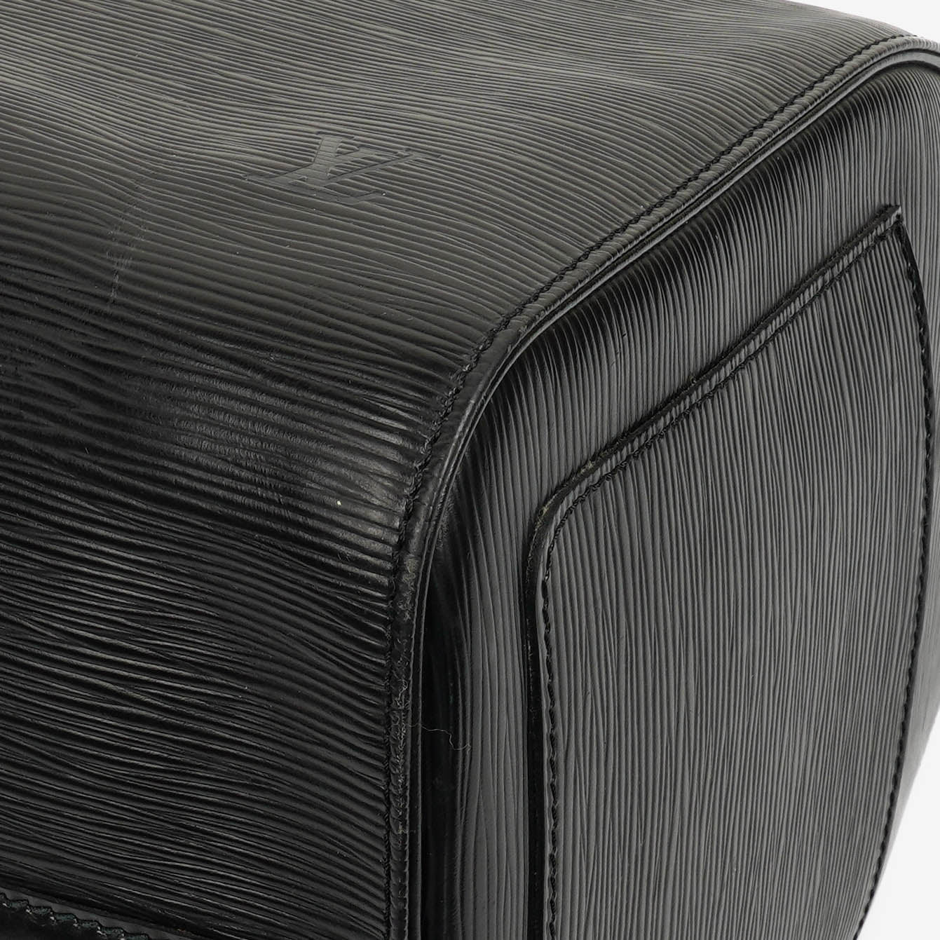 Louis Vuitton Keepall 45 Black EPI Leather Travel Bag