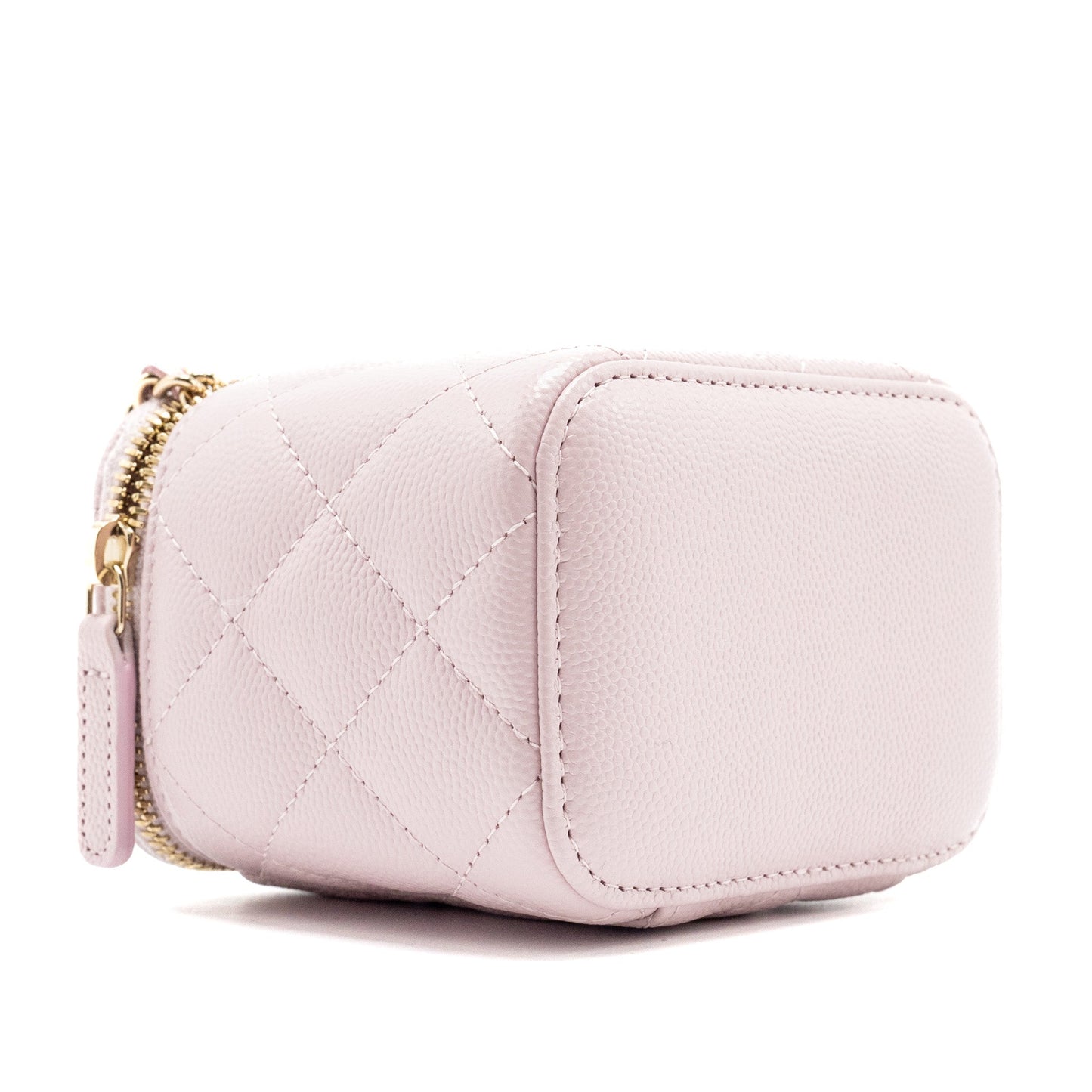 Chanel Mini vanity with chain caviar pink L