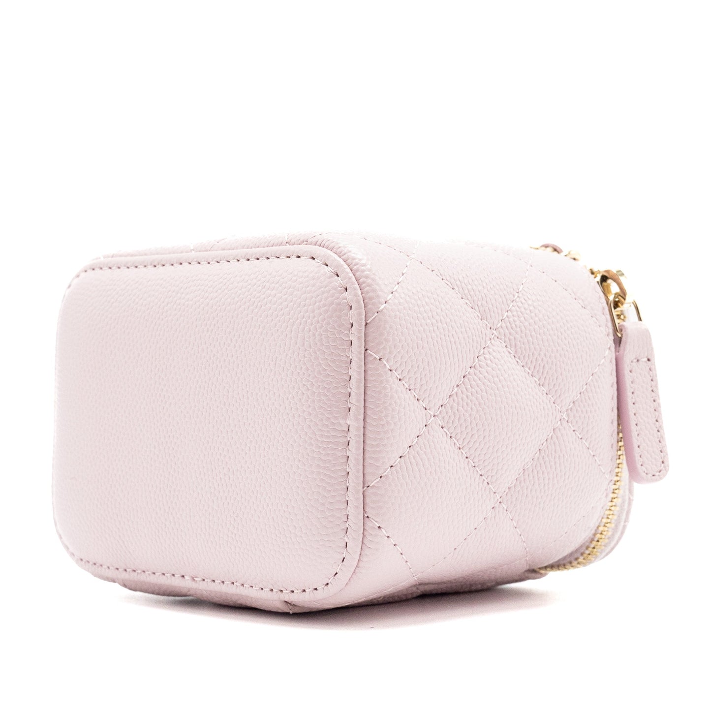 Chanel Mini vanity with chain caviar pink L