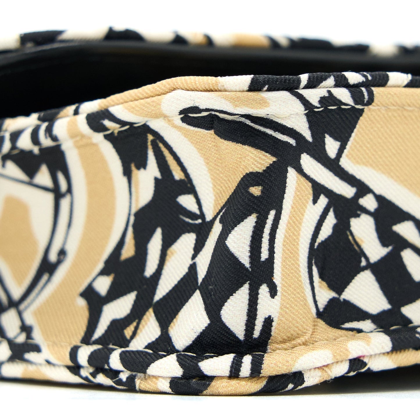 Chanel Mini Flap Bag Fabric Multicolour L (Microchip)