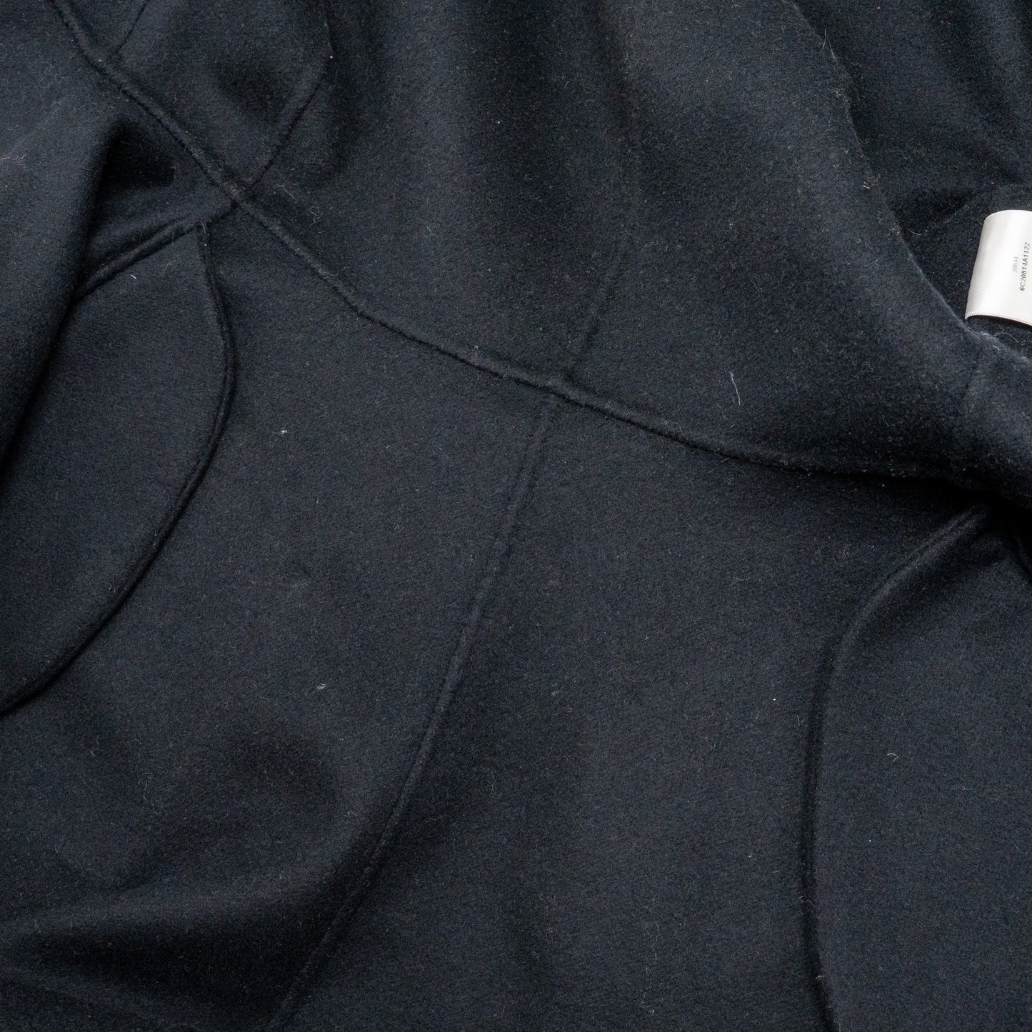 Dior Size 34 Long Coat Wool Black