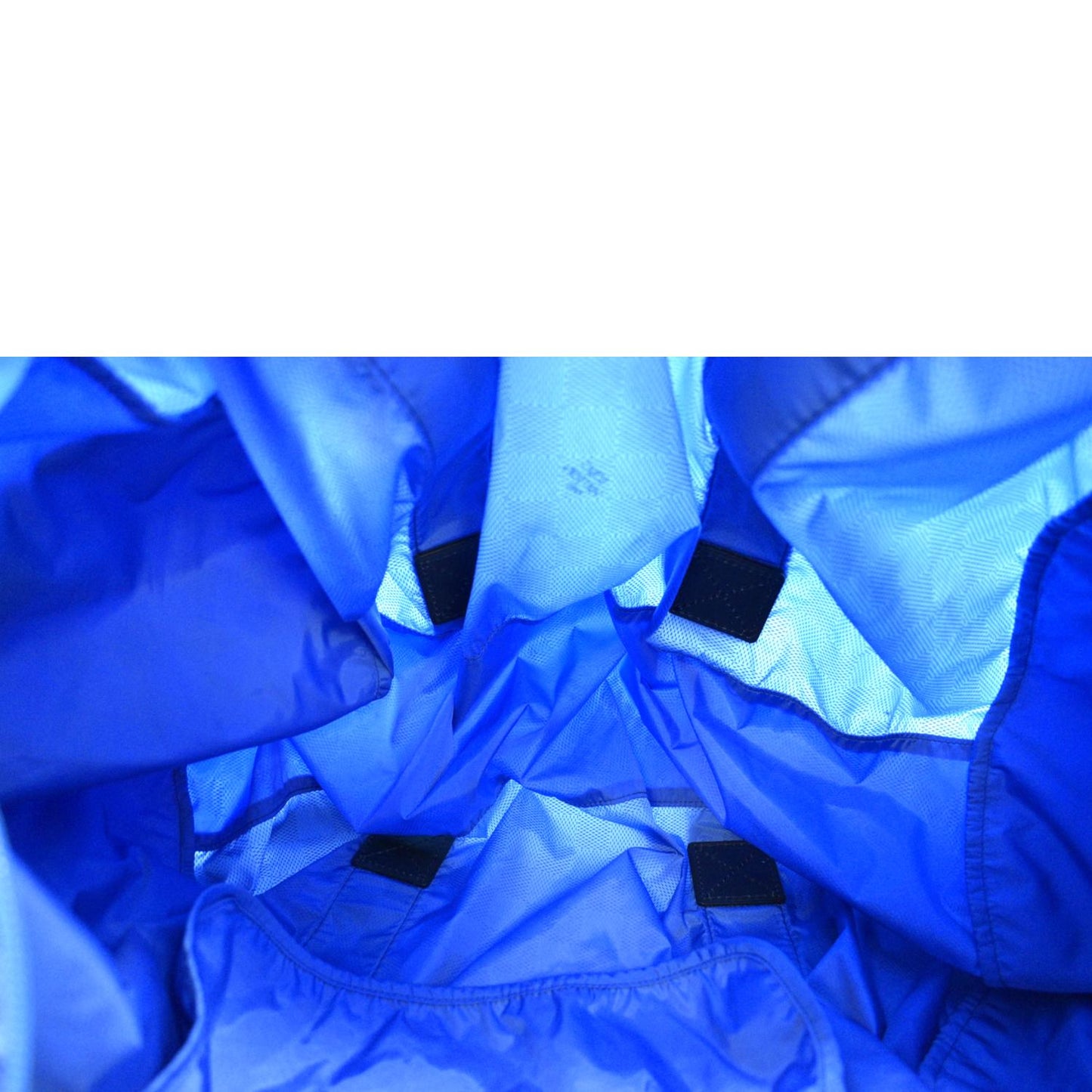 LOUIS VUITTON  Keepall 50 Adventure Practical Nylon Damier Masai Duffle Travel Bag Blue - Final Sale