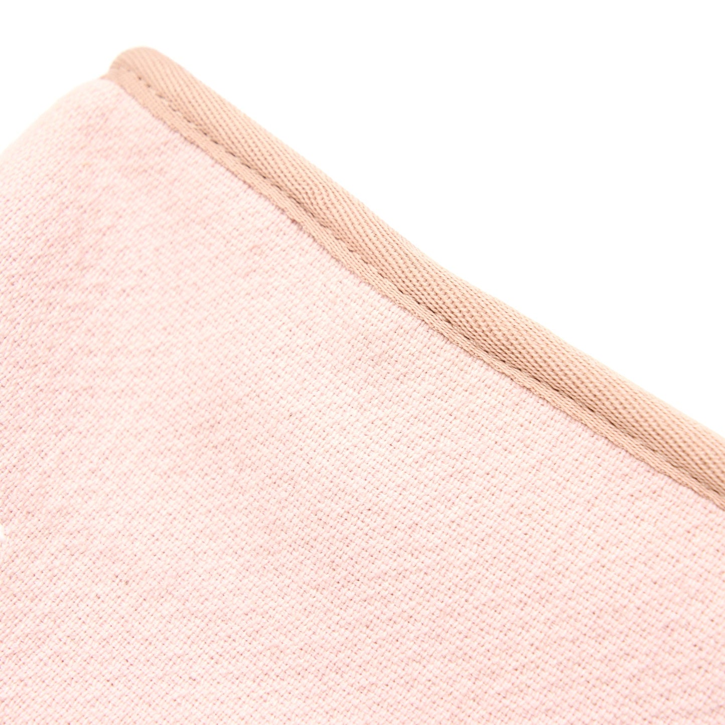 Chanel Deauville Bowling Bag Canvas/Leather Light Pink
