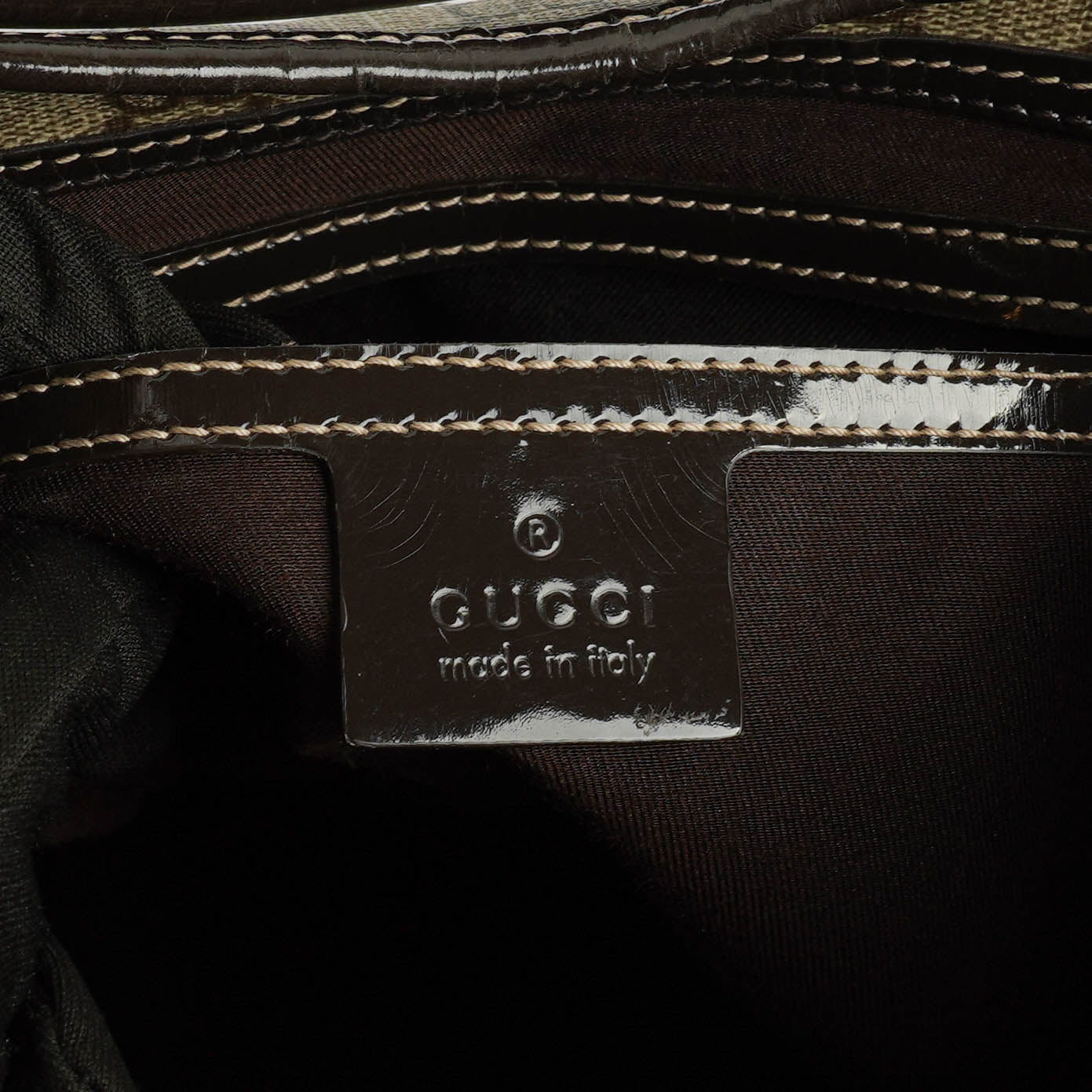 Gucci Supreme GG Canvas Bardot Joy Shoulder Bag