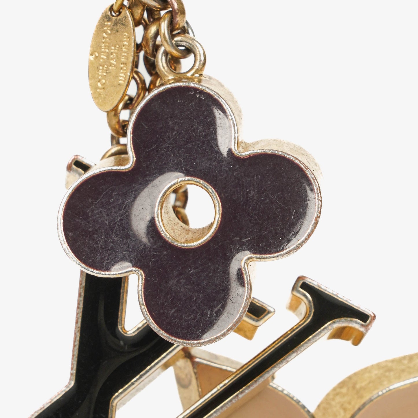 Louis Vuitton Fleur de Monogram Bag Charm and Key Chain With Mini Travel Key Holder