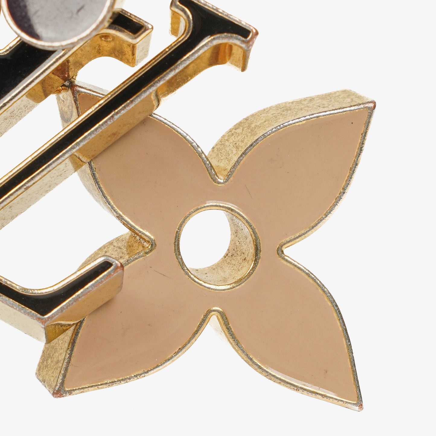 Louis Vuitton Fleur de Monogram Bag Charm and Key Chain With Mini Travel Key Holder