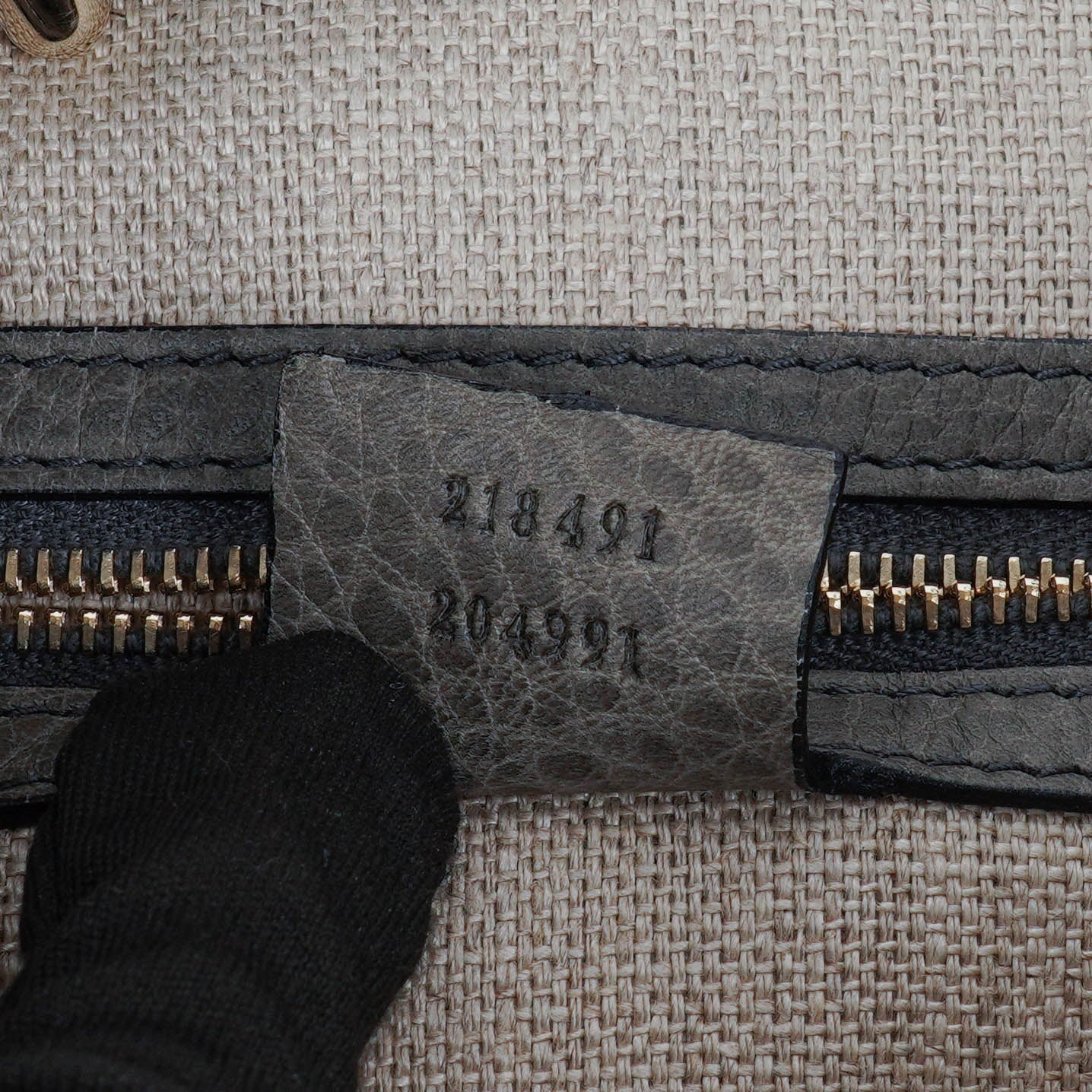 Gucci Grey Leather New Jackie Hobo Bag