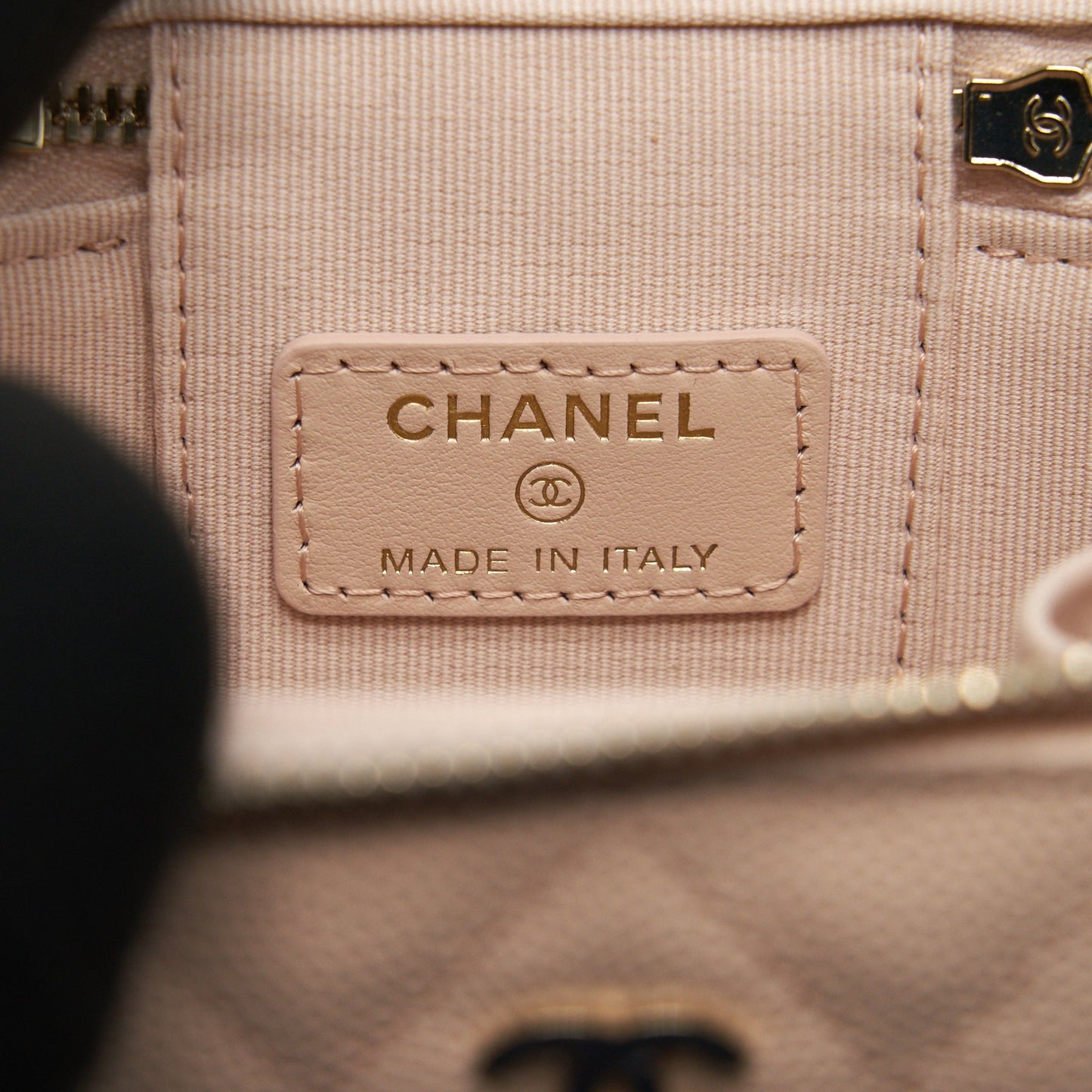 Chanel Mini Vanity Light Beige Caviar