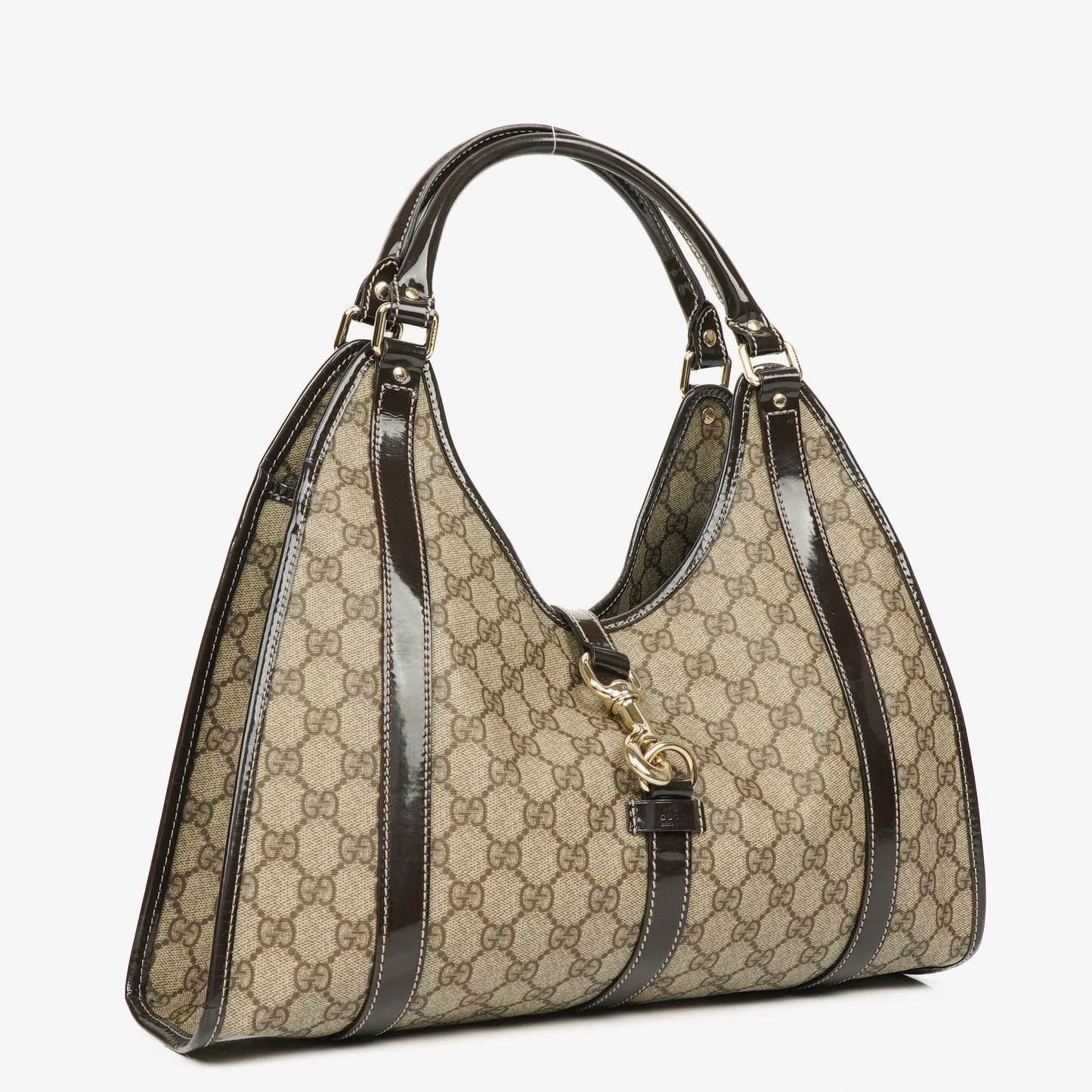 Gucci Supreme GG Canvas Bardot Joy Shoulder Bag