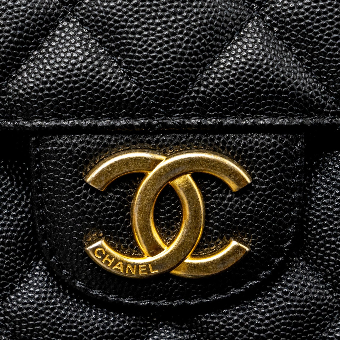 Chanel 23C Hobo Bag Grained Calfskin Black  (Microchip)