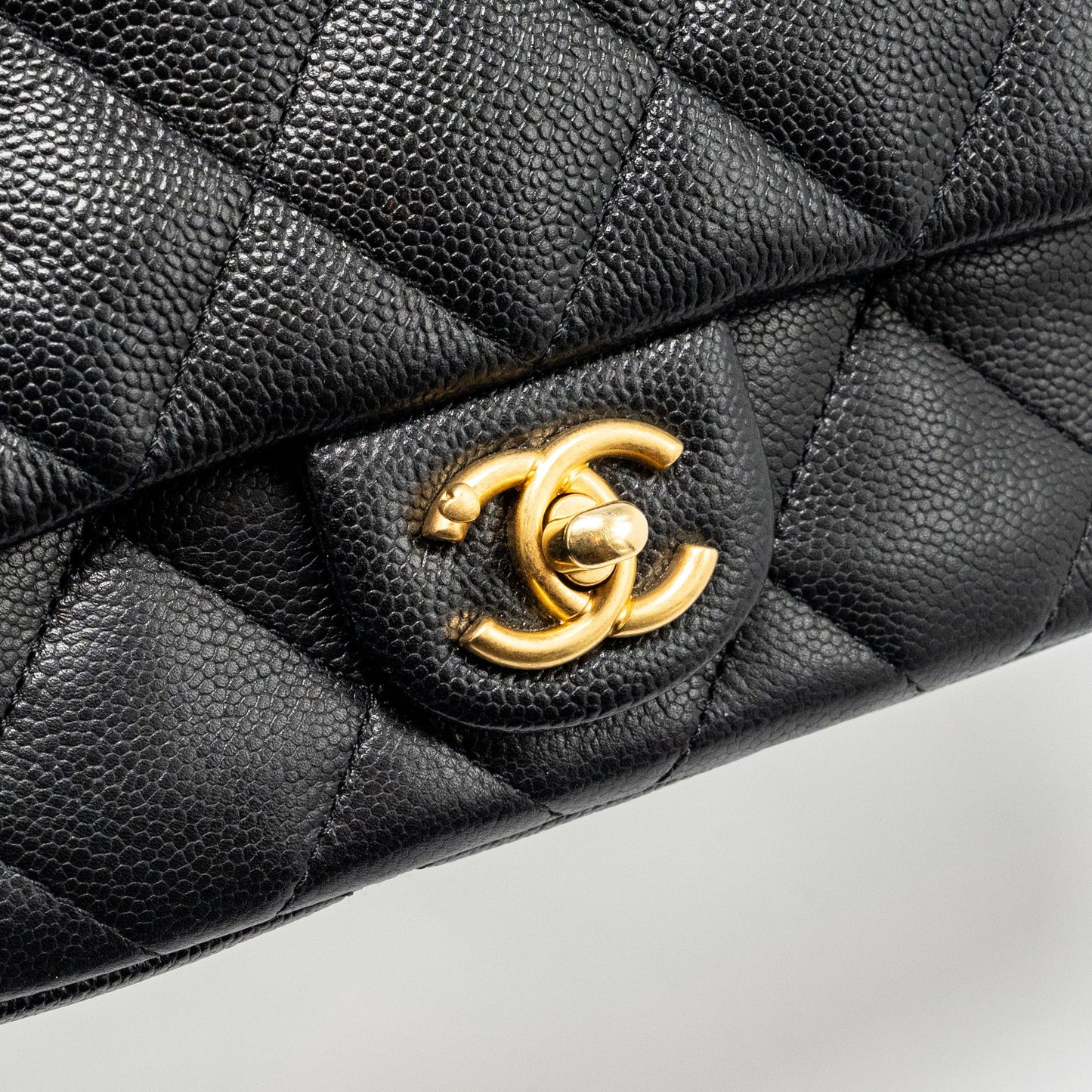 Chanel 23p Coco Love Flap Bag Caviar Black  (microchip)