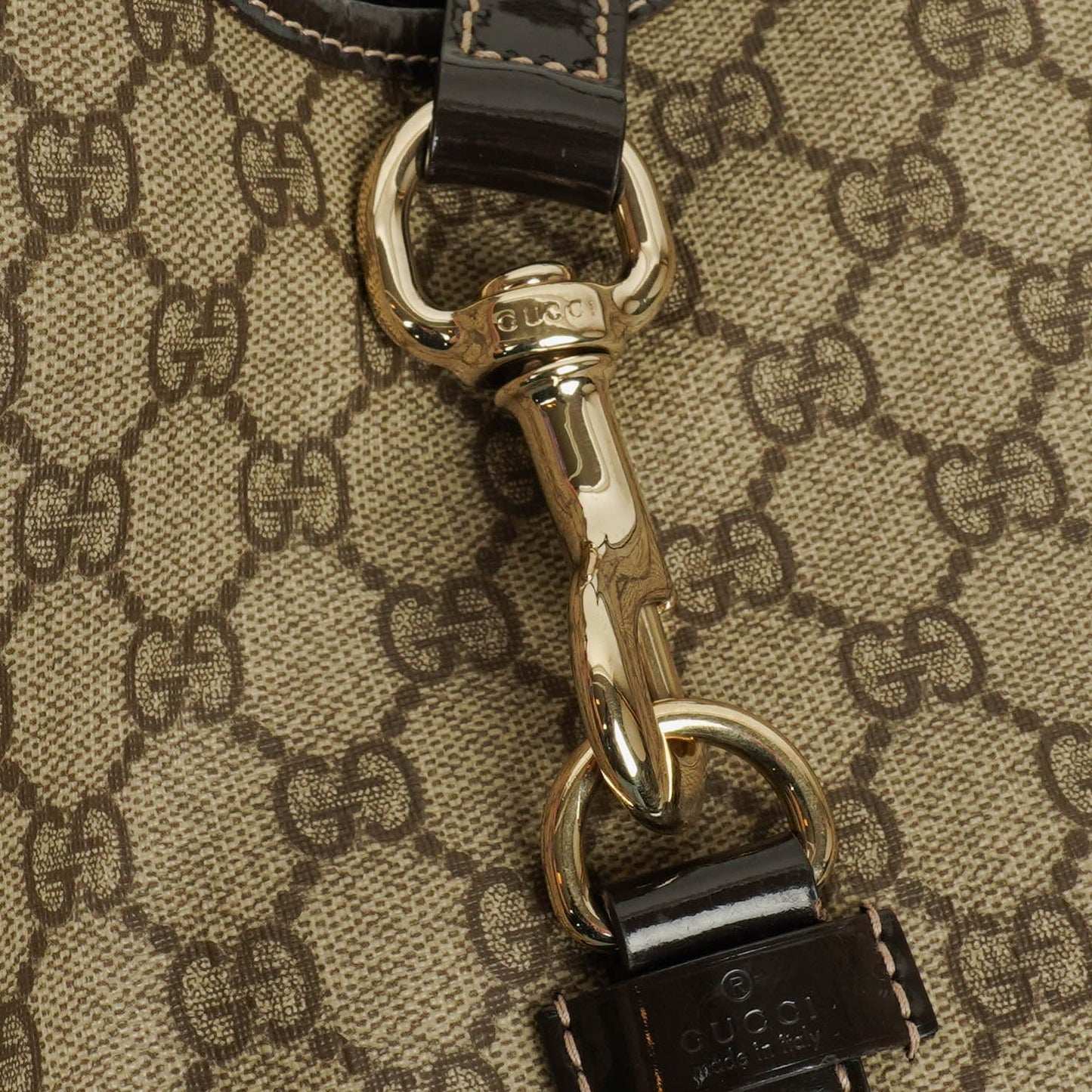 Gucci Supreme GG Canvas Bardot Joy Shoulder Bag