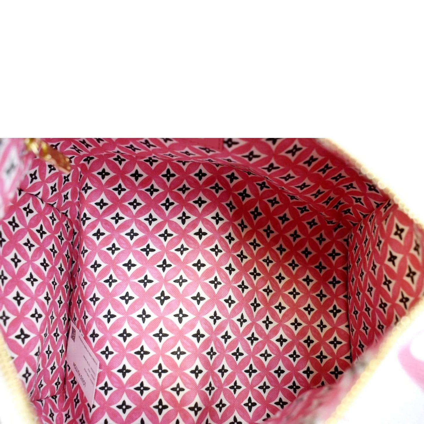LOUIS VUITTON  25 Bandouliere Giant Monogram Canvas Shoulder Bag Pink