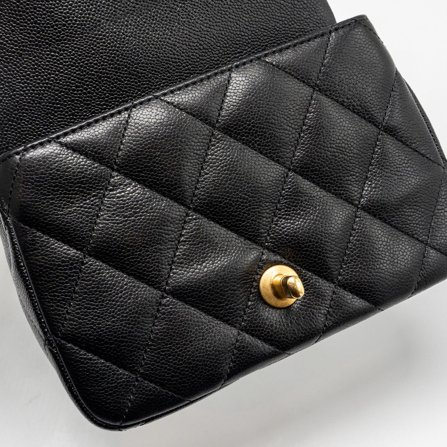 Chanel 23p Coco Love Flap Bag Caviar Black  (microchip)