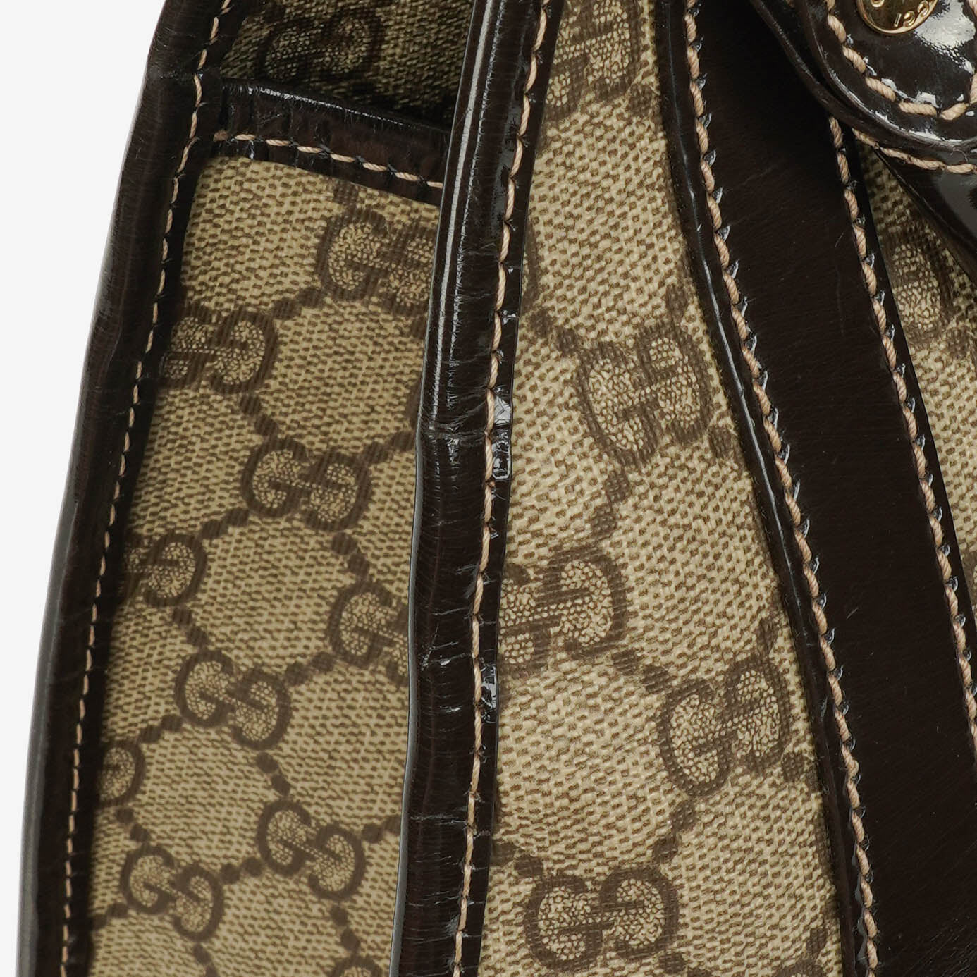 Gucci Supreme GG Canvas Bardot Joy Shoulder Bag