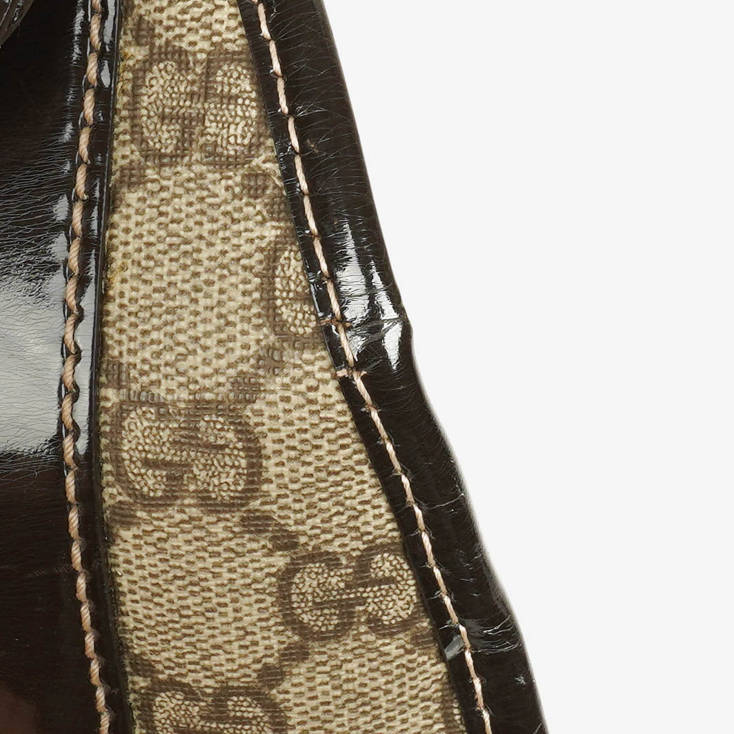 Gucci Supreme GG Canvas Bardot Joy Shoulder Bag