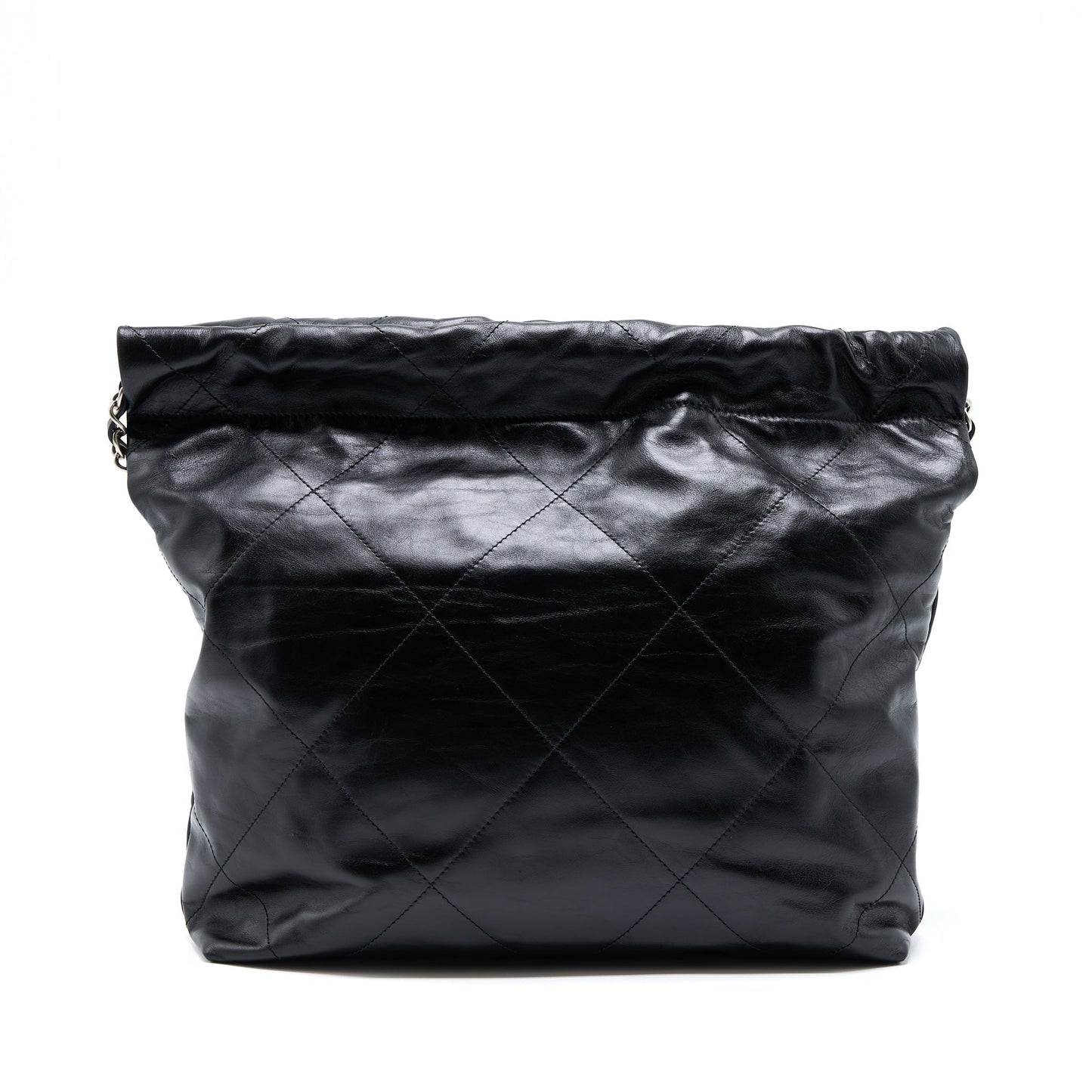 Chanel Small 22 Bag Calfskin Black (Microchip)
