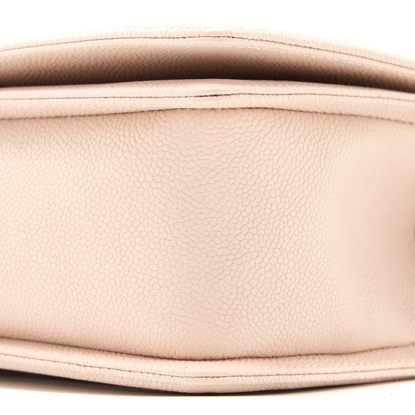 Chanel Medium Boy Bag Chevron Caviar Light Pink L