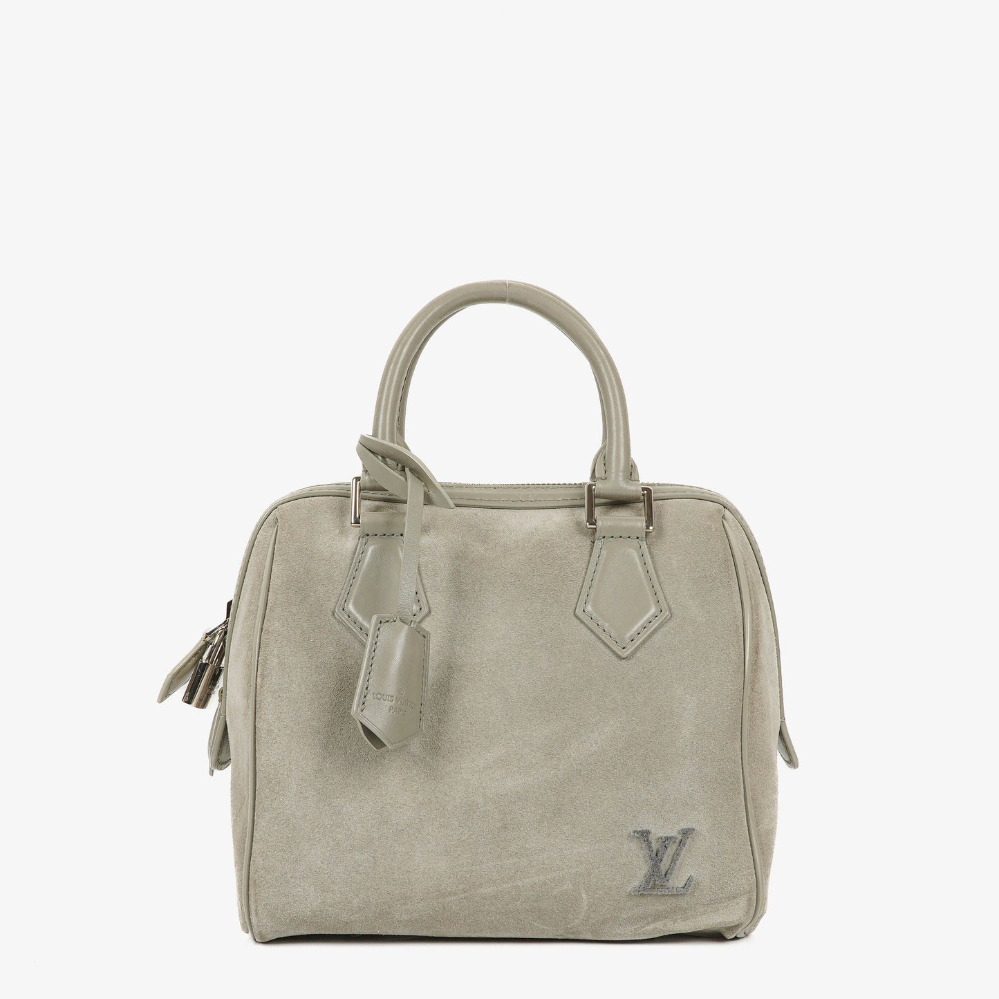 Louis Vuitton  Cube PM Illusion Limited Edition Grey Suede Handbag