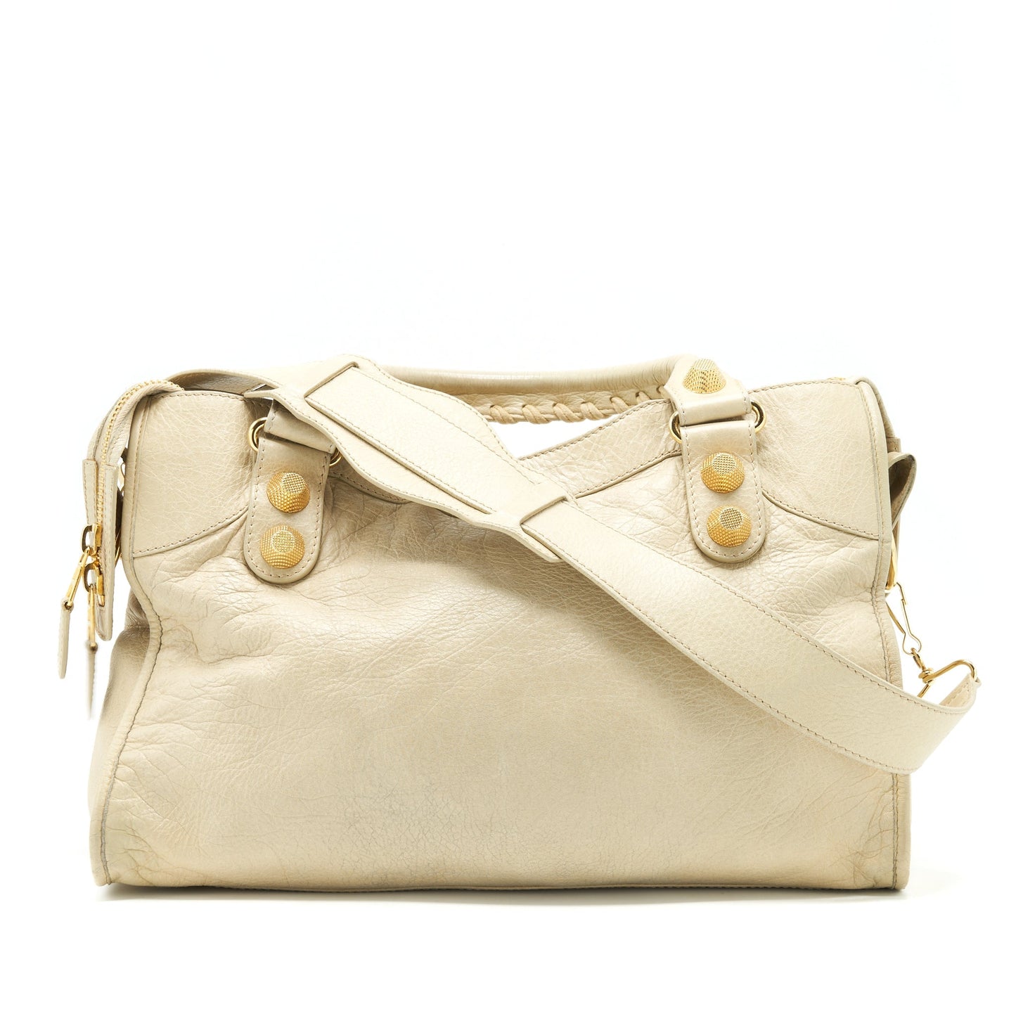 Balenciaga Giant City Purse Beige