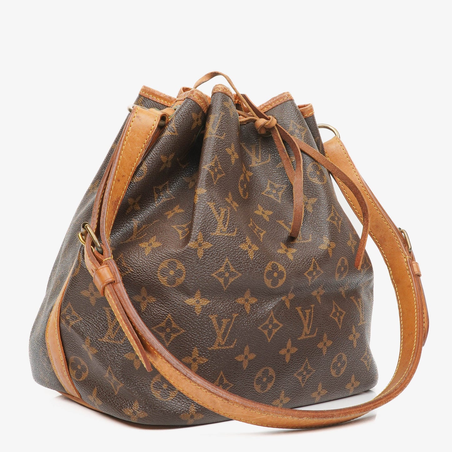 Louis Vuitton Petit Noe Monogram Canvas Shoulder Bag