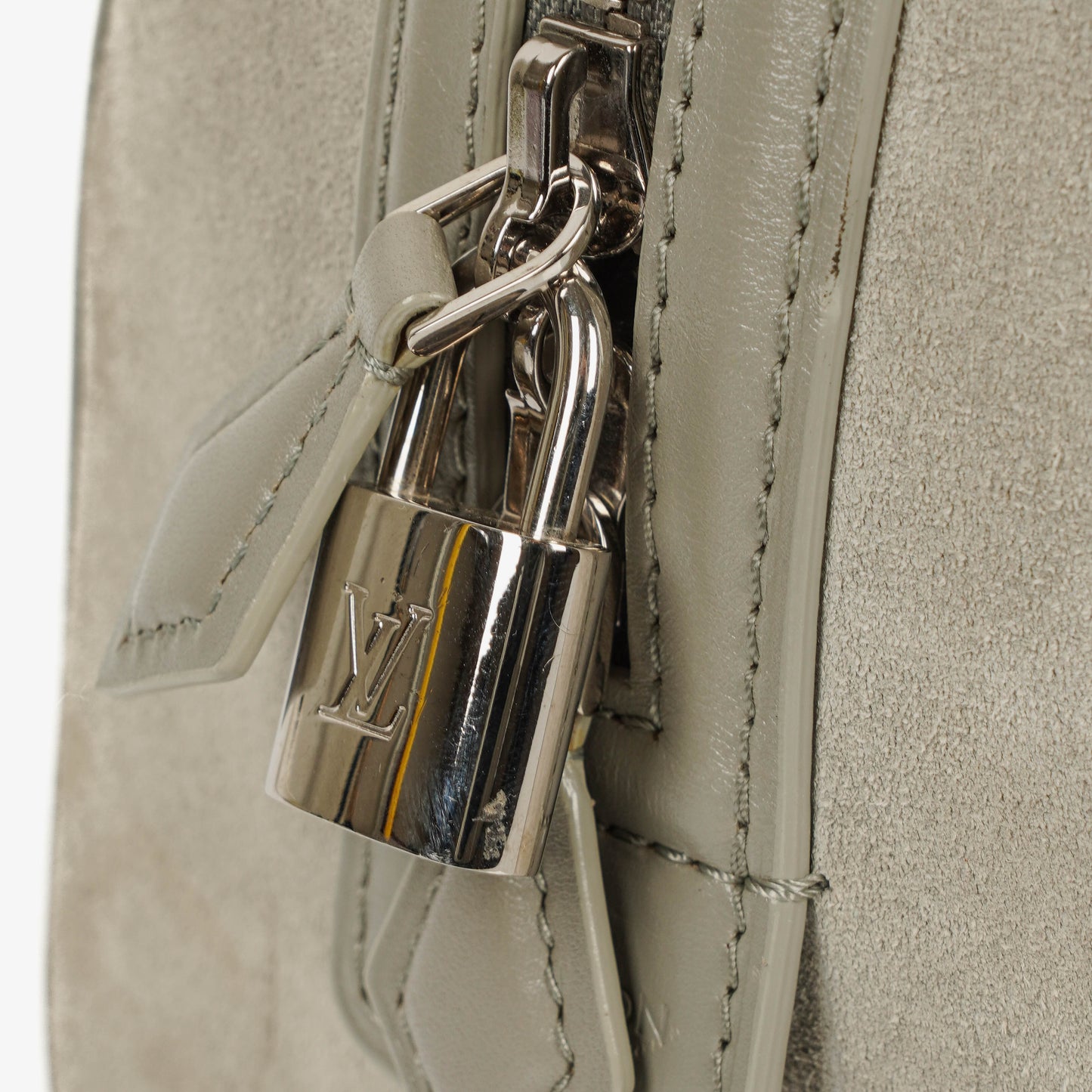 Louis Vuitton  Cube PM Illusion Limited Edition Grey Suede Handbag