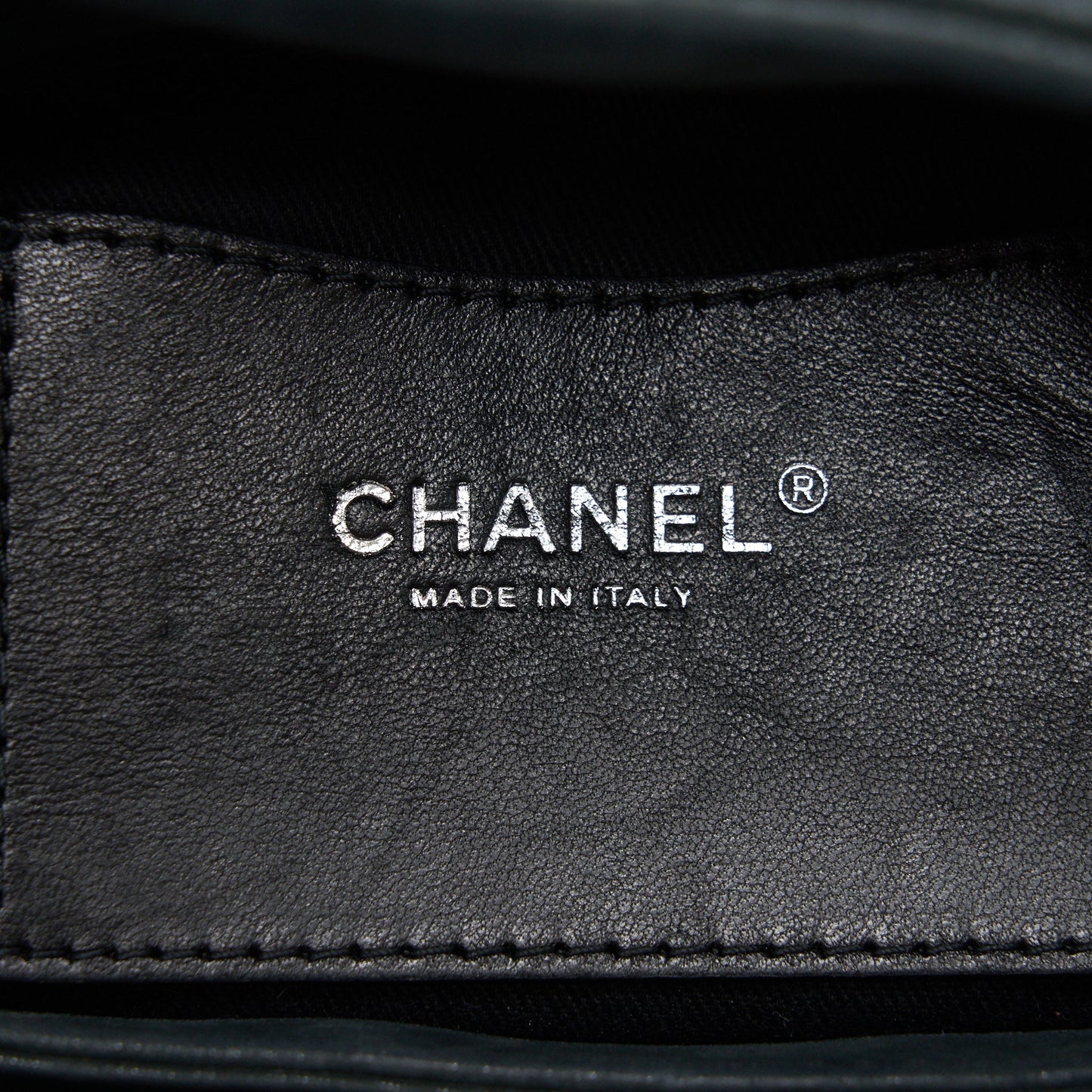 CHANEL JUST MADEMOISELLE BOWLING BAG QUILTED LEATHER IN BLACK BHW