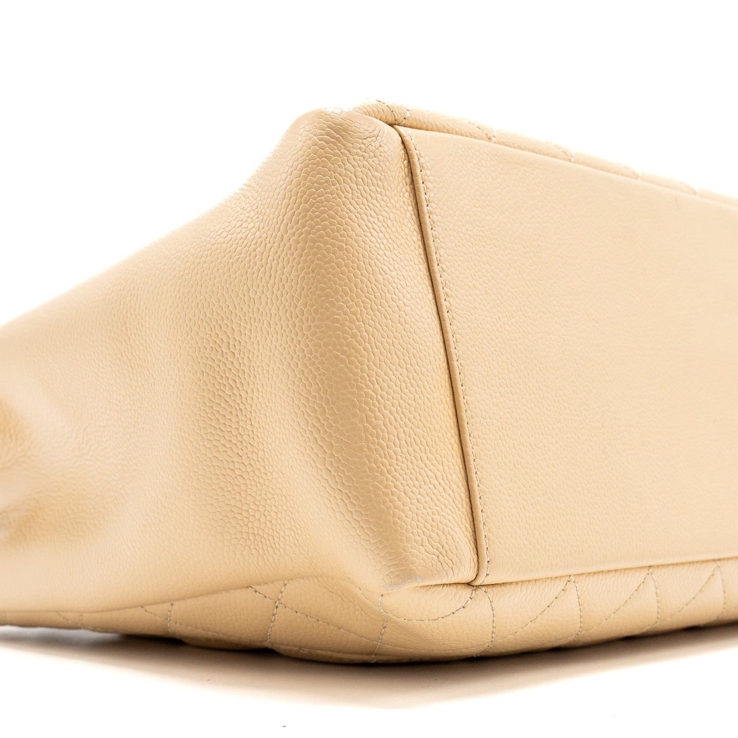 Chanel Grand Shopping Tote Bag Caviar Beige