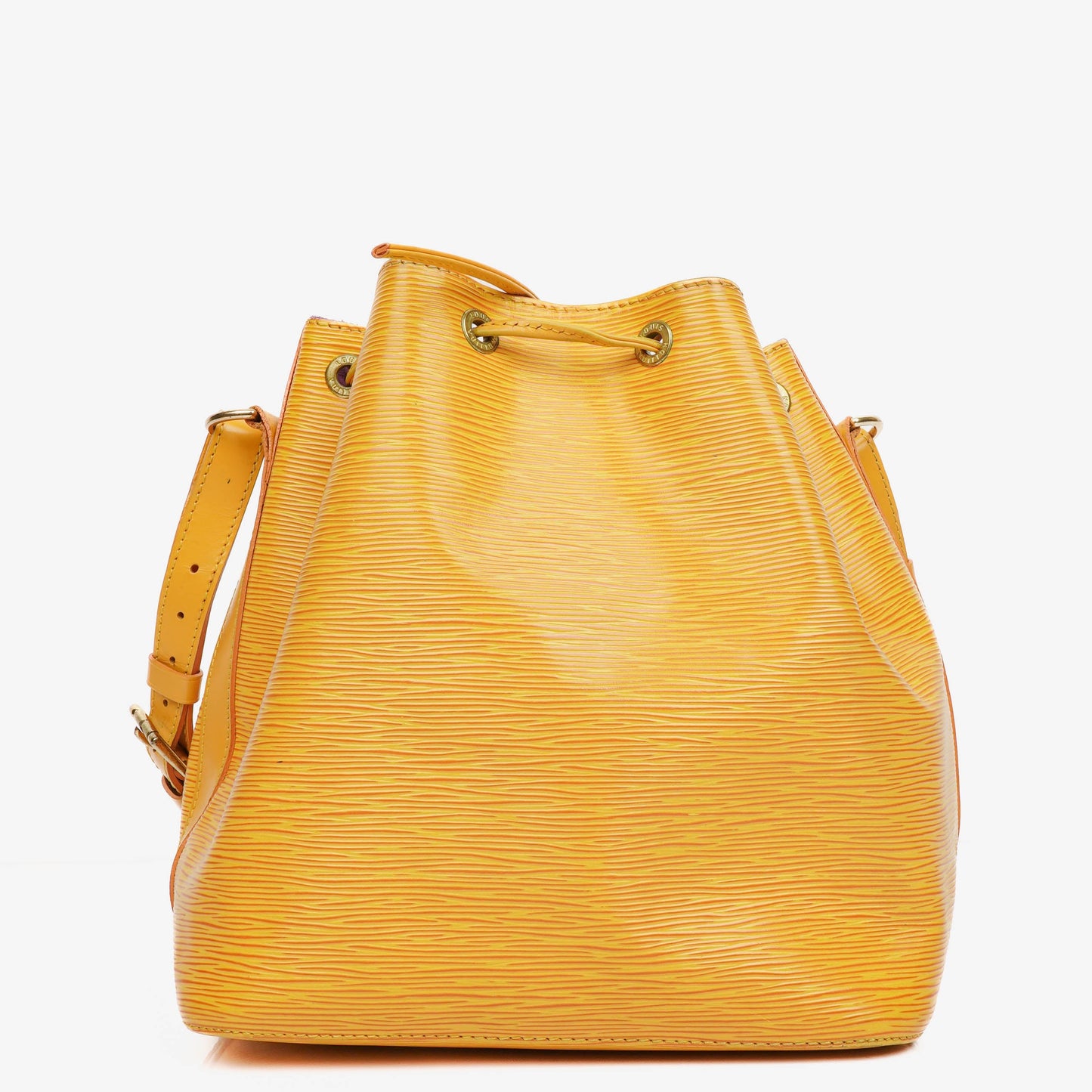 Louis Vuitton Petit Noe Yellow EPI Leather Shoulder Bag