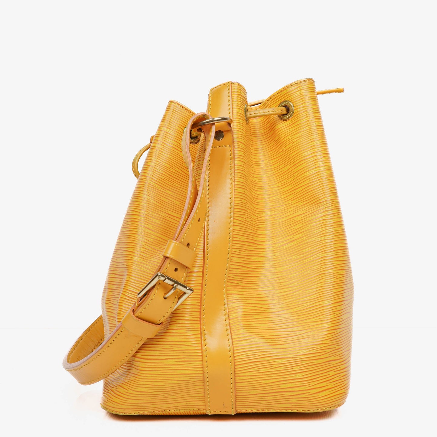 Louis Vuitton Petit Noe Yellow EPI Leather Shoulder Bag