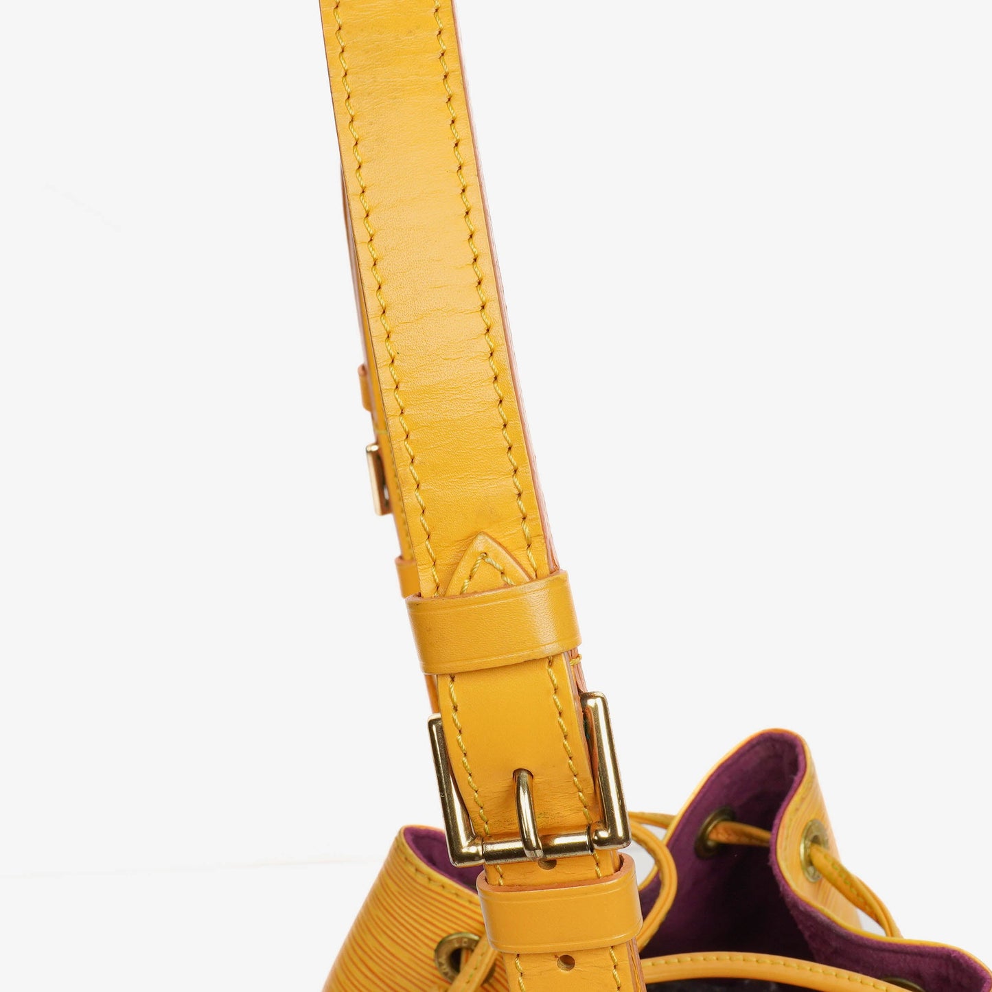 Louis Vuitton Petit Noe Yellow EPI Leather Shoulder Bag