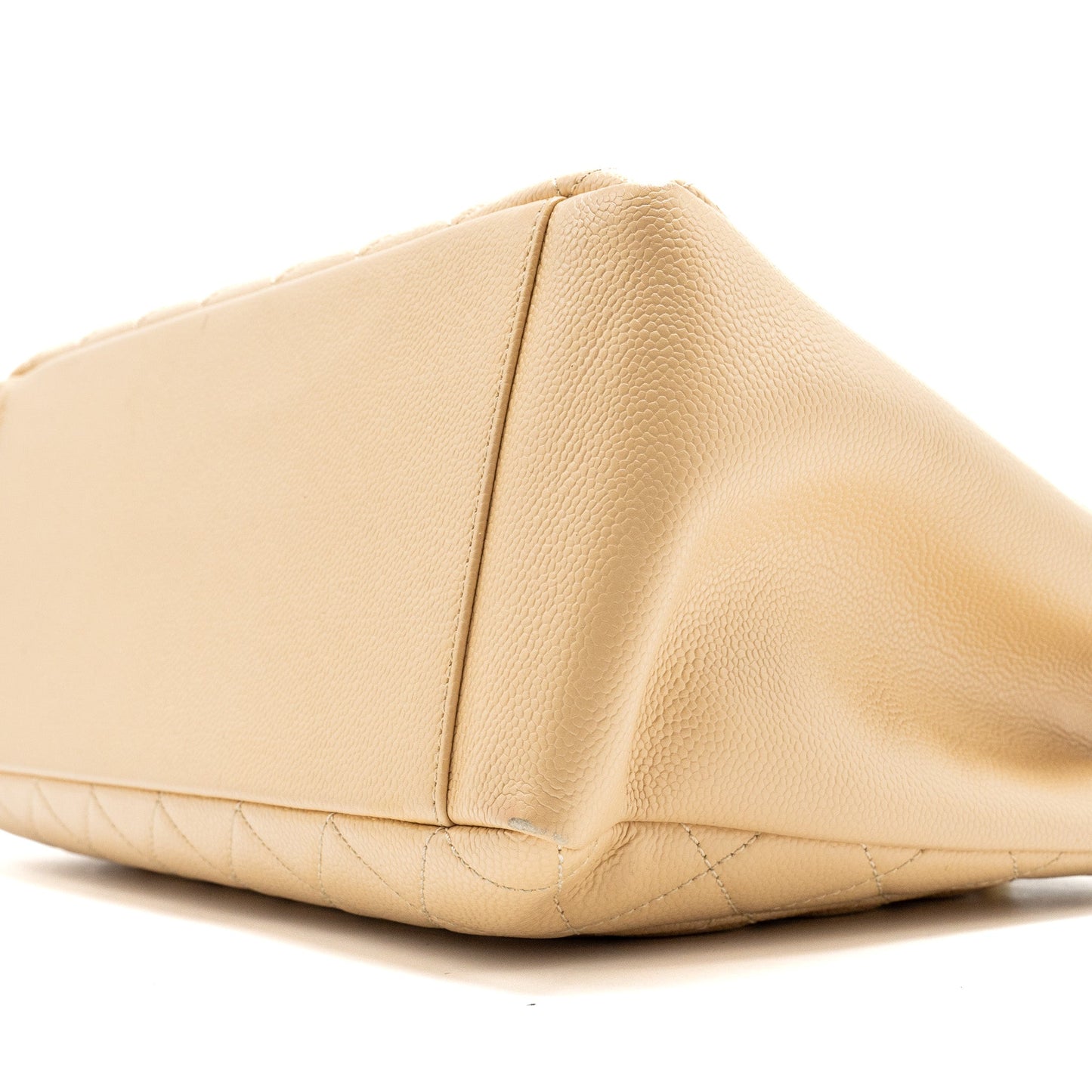 Chanel Grand Shopping Tote Bag Caviar Beige