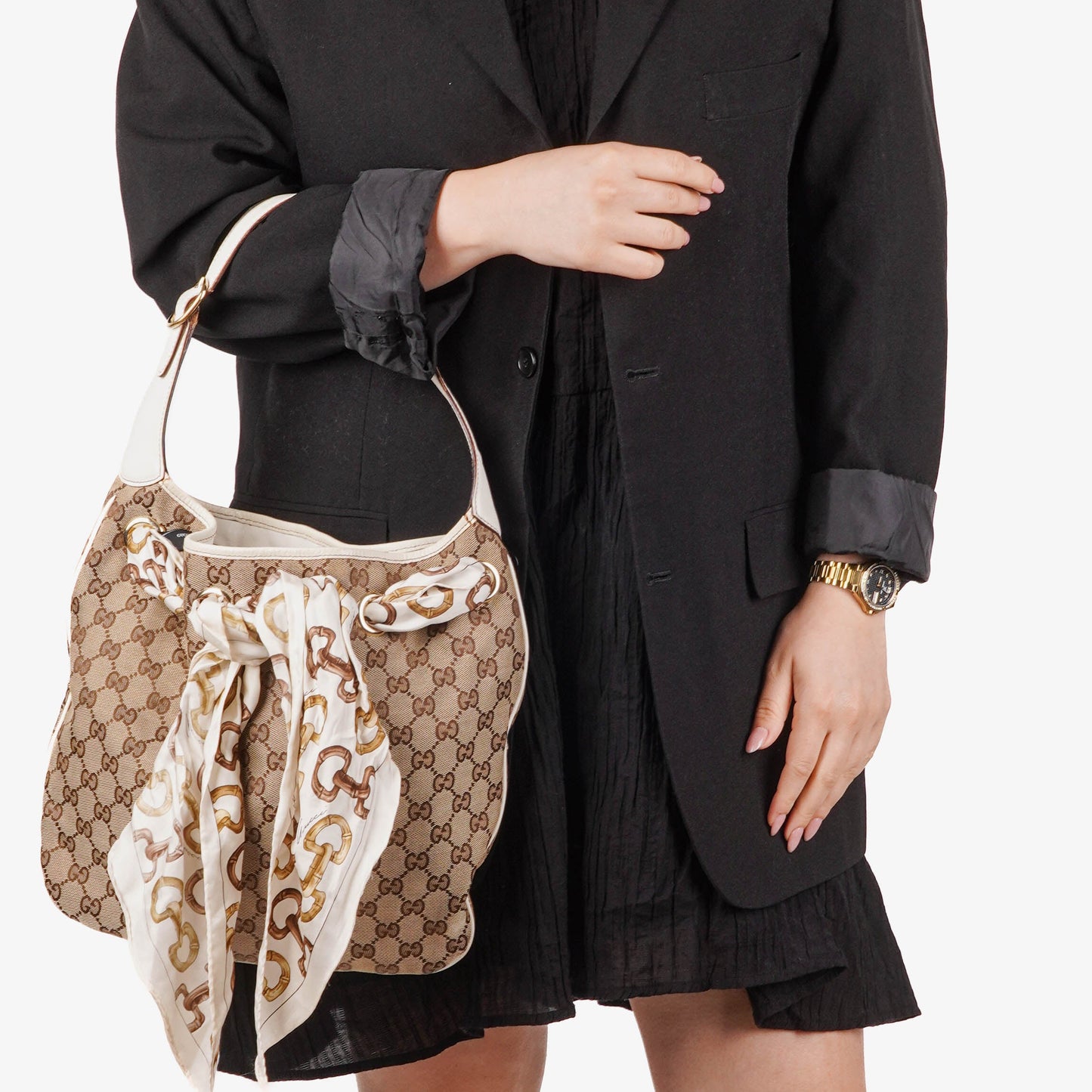 Gucci Positano Hobo Shoulder Bag