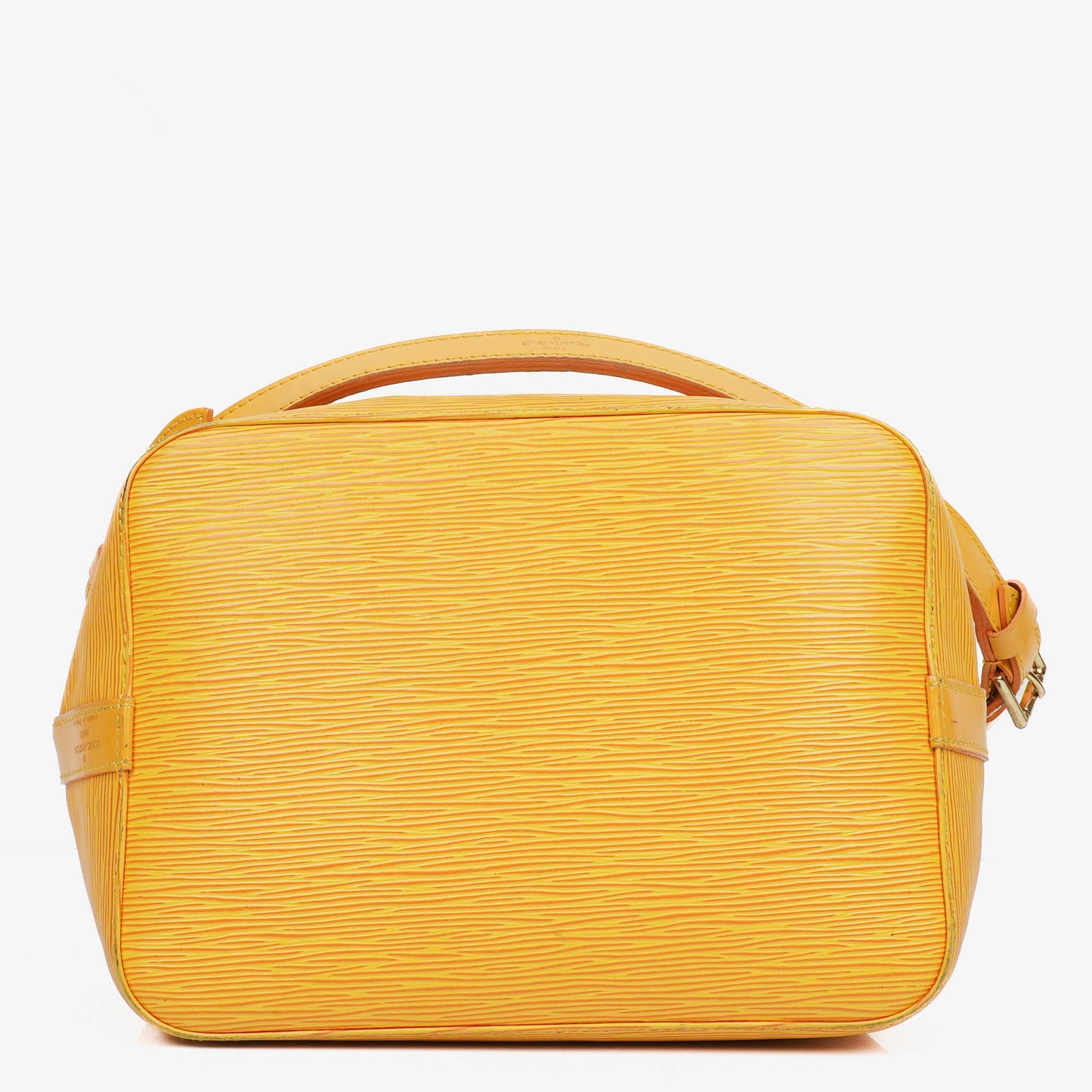 Louis Vuitton Petit Noe Yellow EPI Leather Shoulder Bag