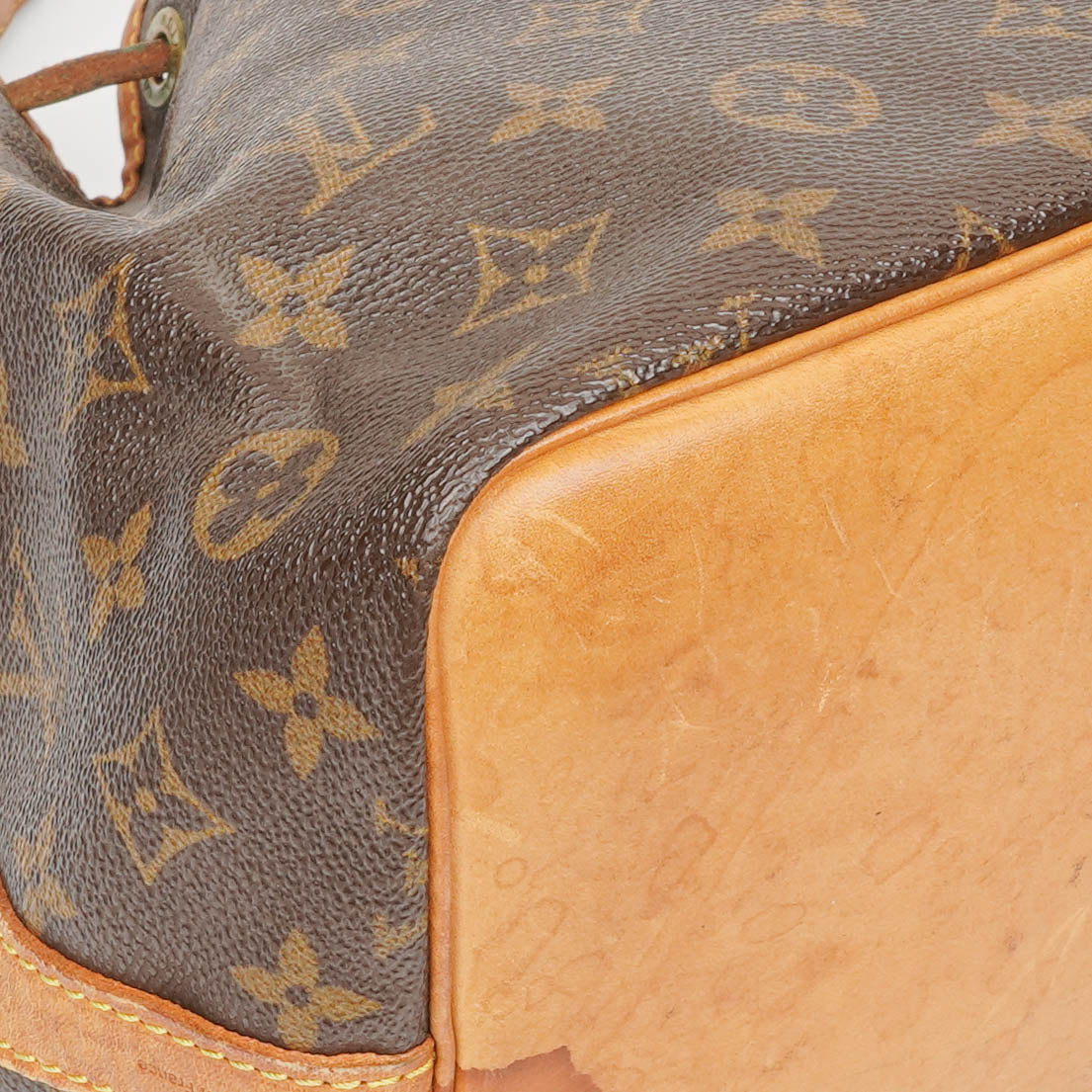 Louis Vuitton Petit Noe Monogram Canvas Shoulder Bag