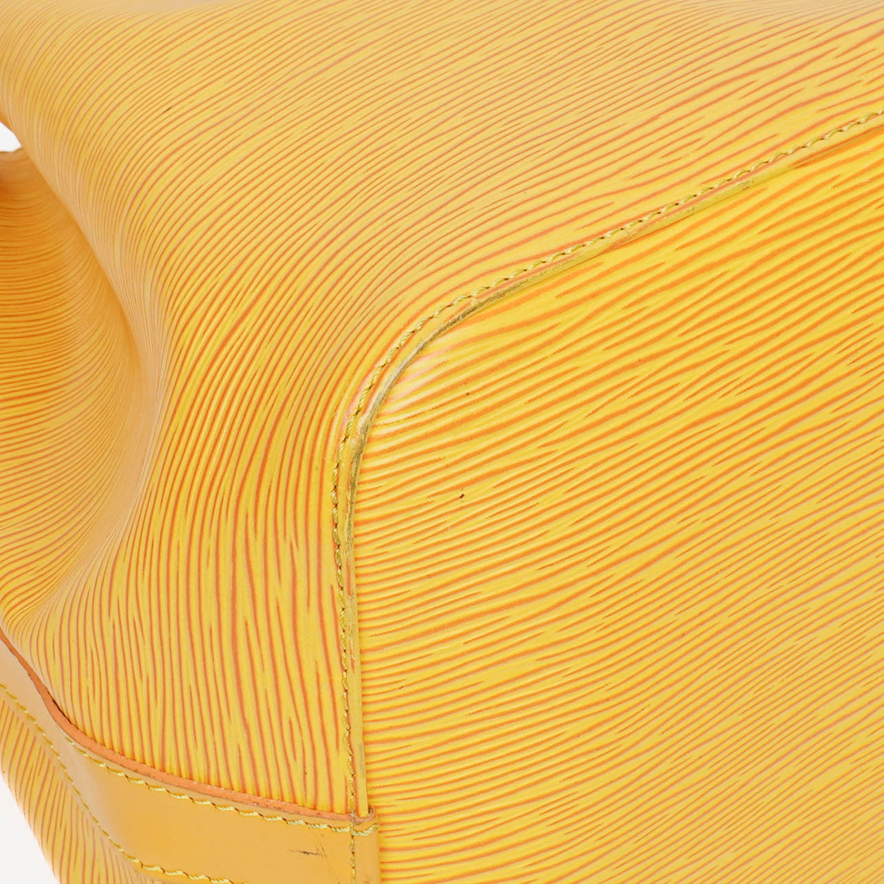 Louis Vuitton Petit Noe Yellow EPI Leather Shoulder Bag
