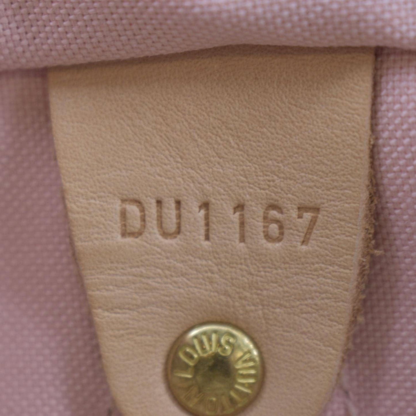 LOUIS VUITTON Tahitienne  30 Damier Azur Satchel Bag Rose Ballerine