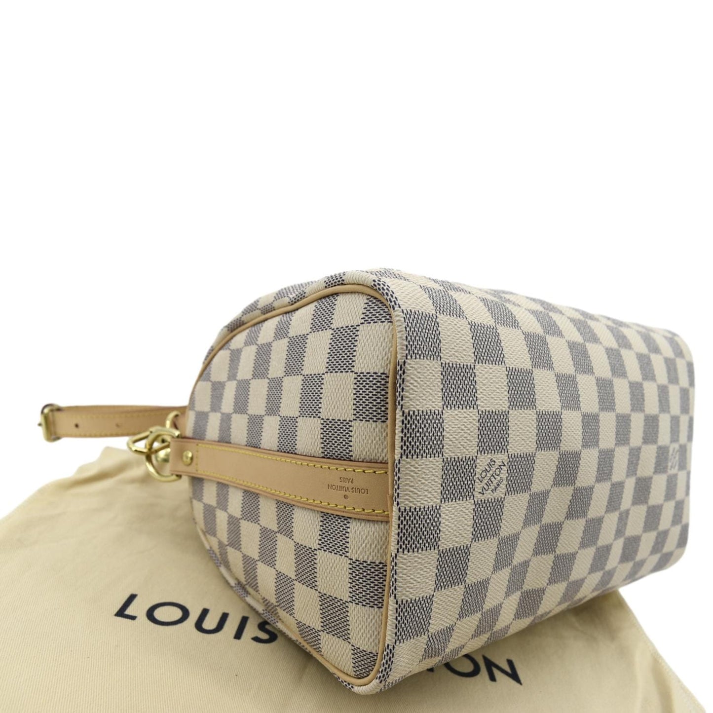 LOUIS VUITTON  25 Bandouliere Damier Azur Shoulder Bag White