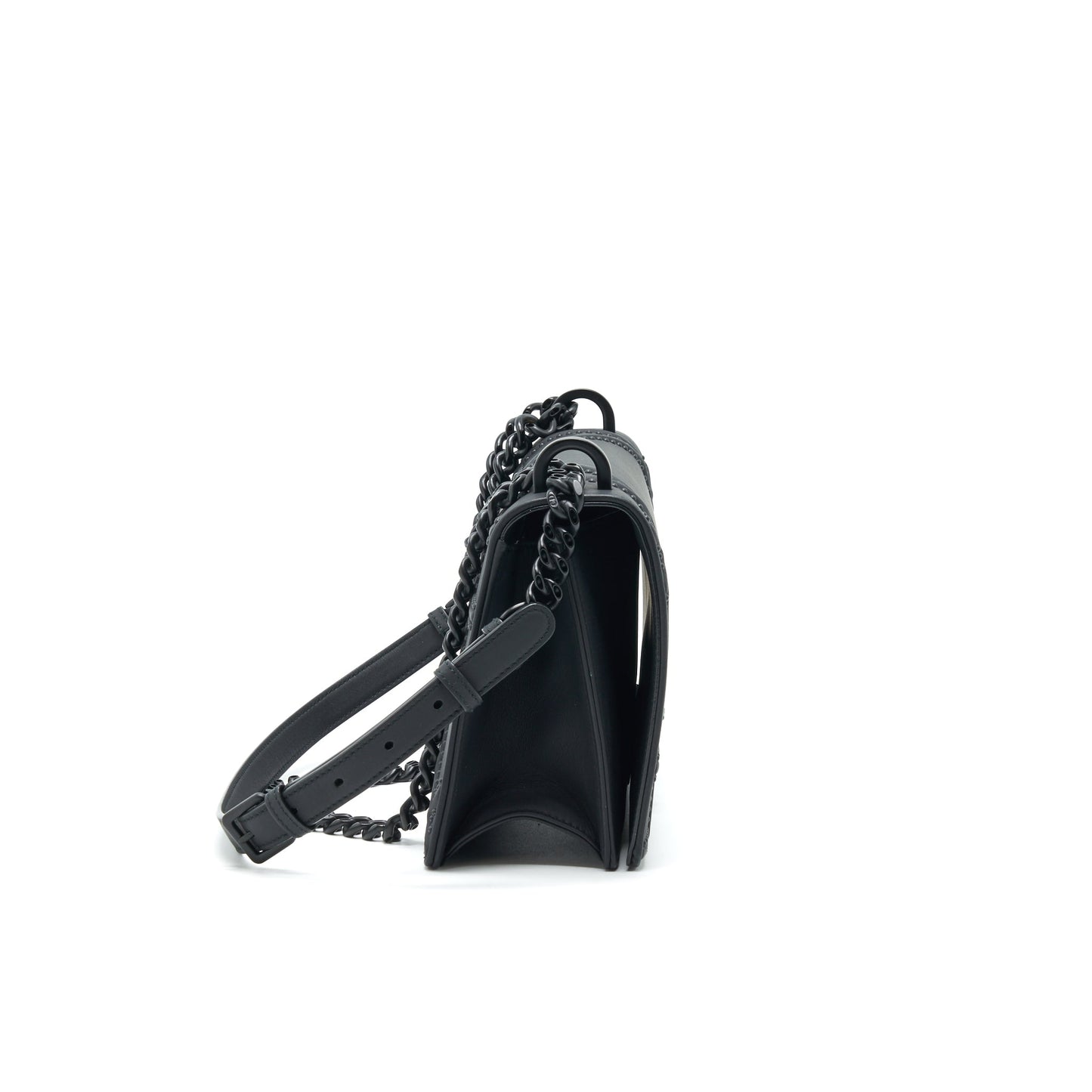 Dior Medium Studded So Black Diorama Purse